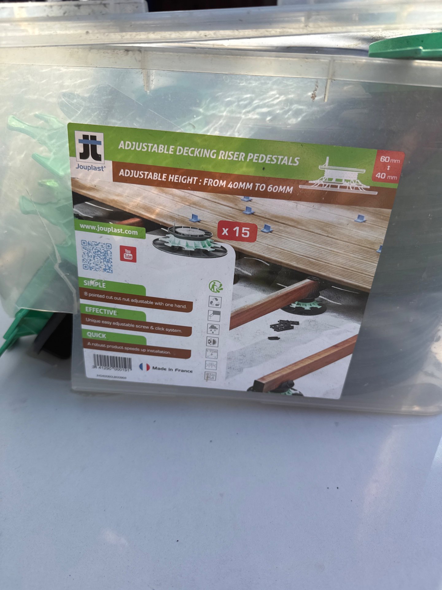 Plastic Garden Lawn Repair Patch Kit with Discs and Connectors, Jouplast, One Size, Good condition — preloved on SilentSale®