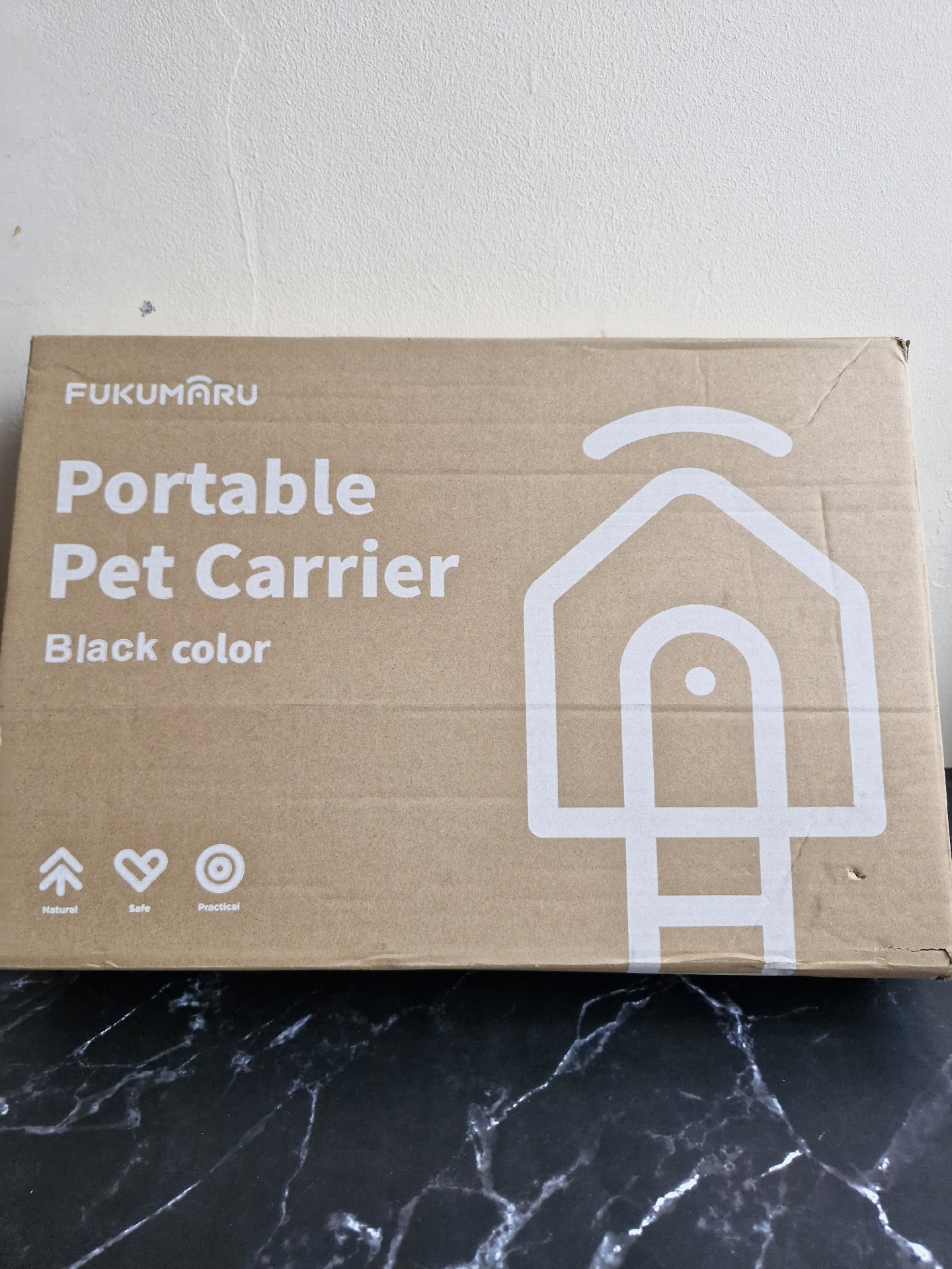 Fukumaru Portable Black Pet Carrier, Fukumaru, One Size, Excellent condition — preloved on SilentSale®