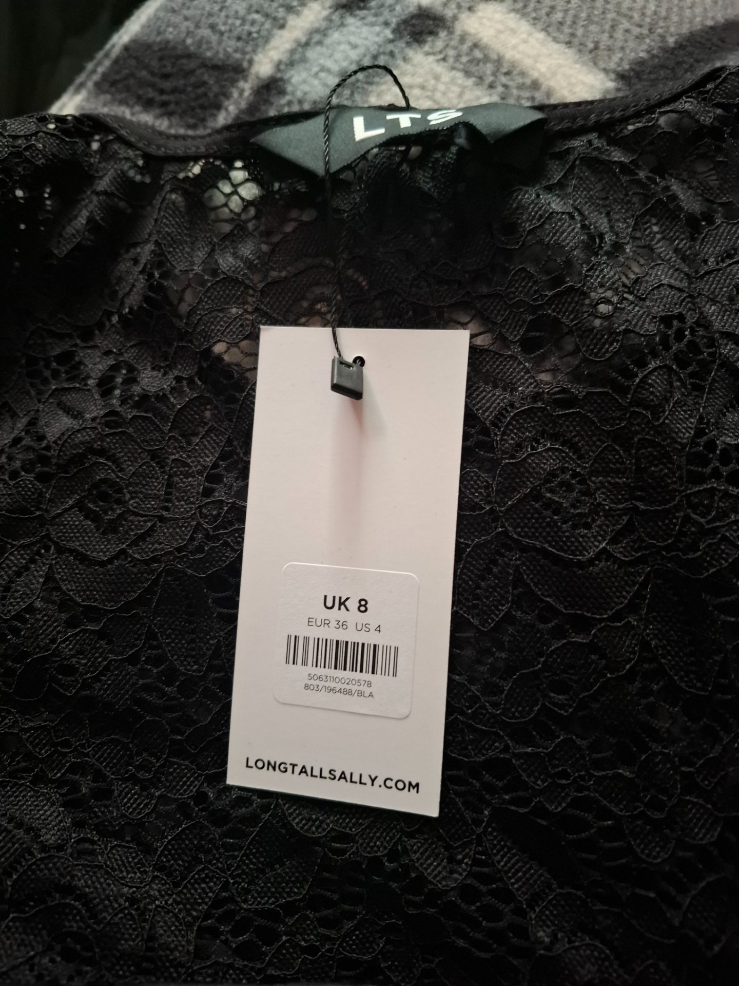 Long Tall Sally Black Lace Sleeve Maxi Dress – UK 8, Long Tall Sally, 8, New condition — preloved on SilentSale®