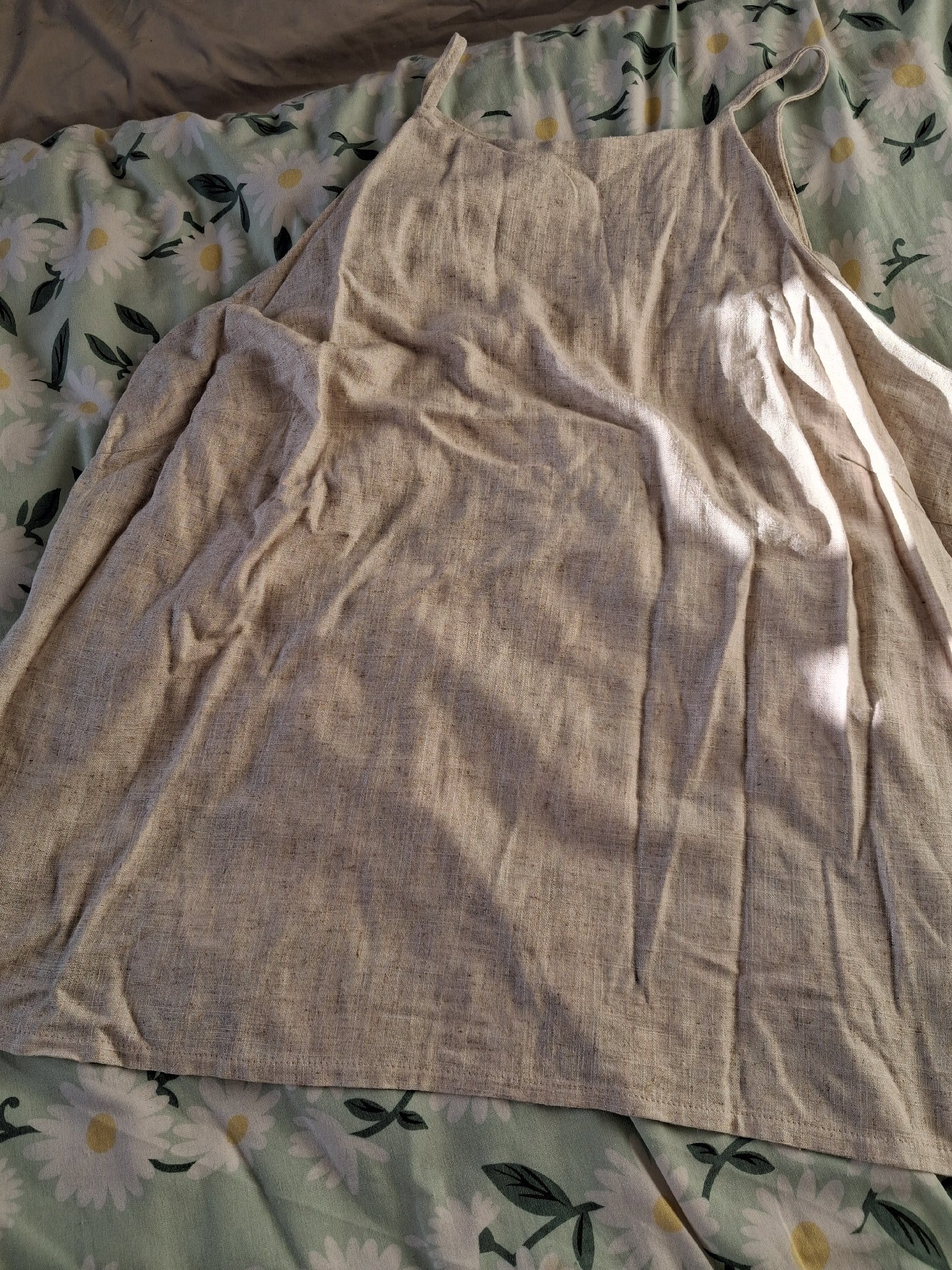 Beige Linen Blend Shorts and Top Set, shien, 24, New condition — preloved on SilentSale®