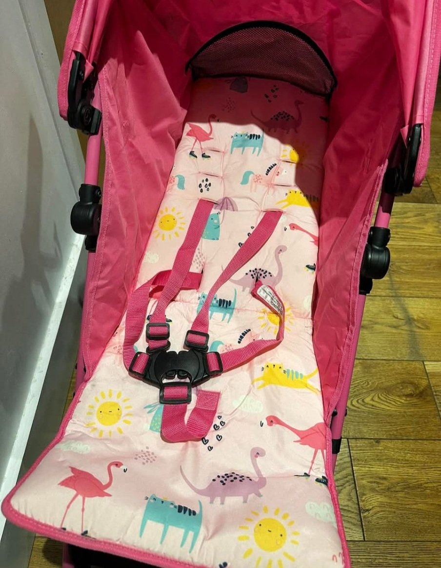 Mothercare Nanu Stroller in a pink patter, Mothercare, One Size, Good condition — preloved on SilentSale®
