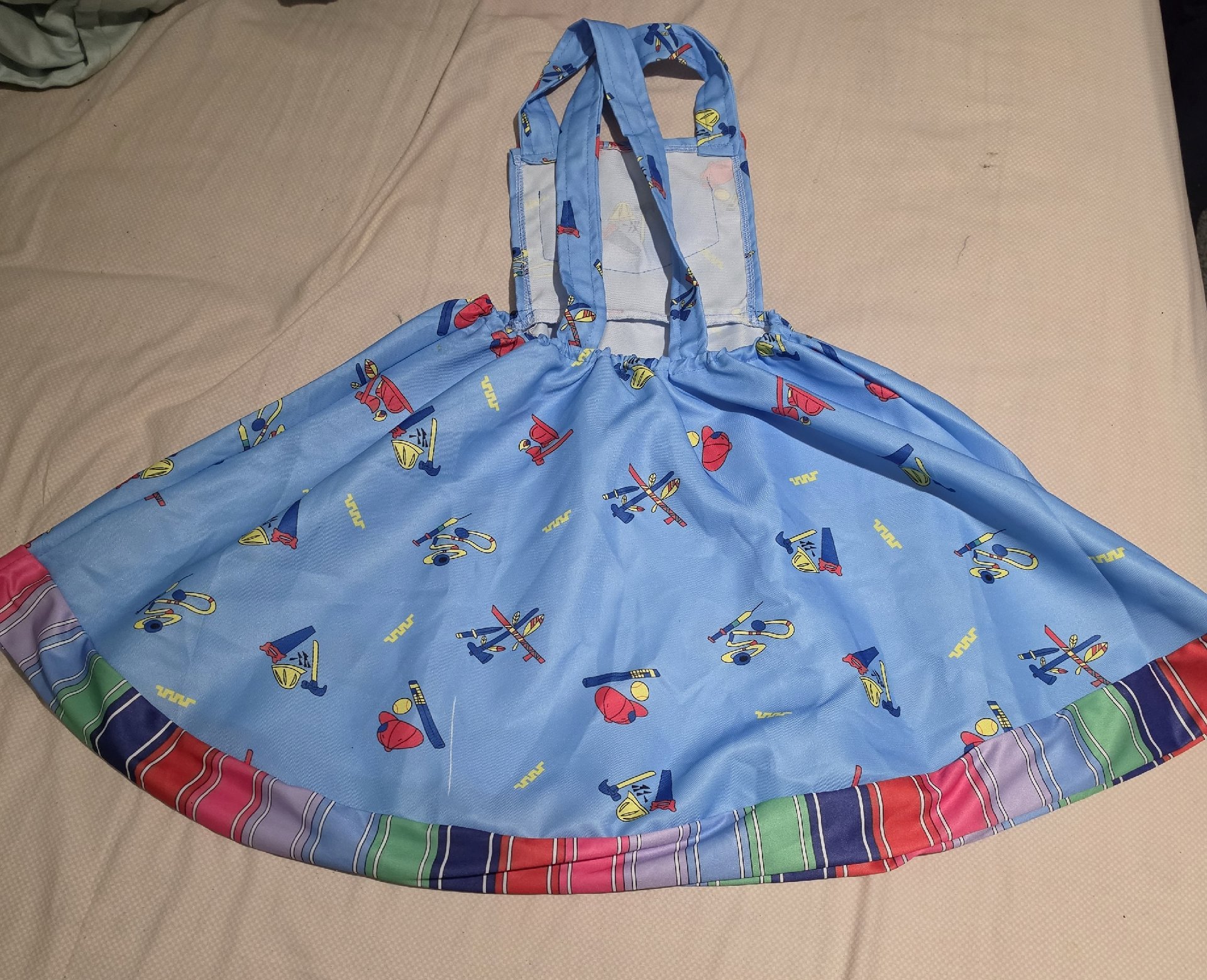 Good Guys Blue Printed Girls Pinafore Dress, good guys, 5 years, Excellent condition — preloved on SilentSale®