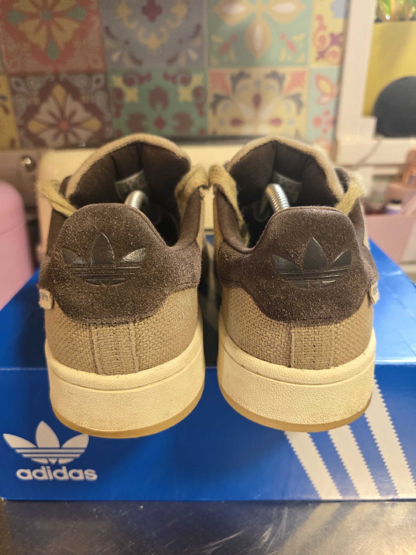 RARE Adidas Brown Hemp Campus Trainers – UK 8, Adidas, 8, Good condition — preloved on SilentSale®