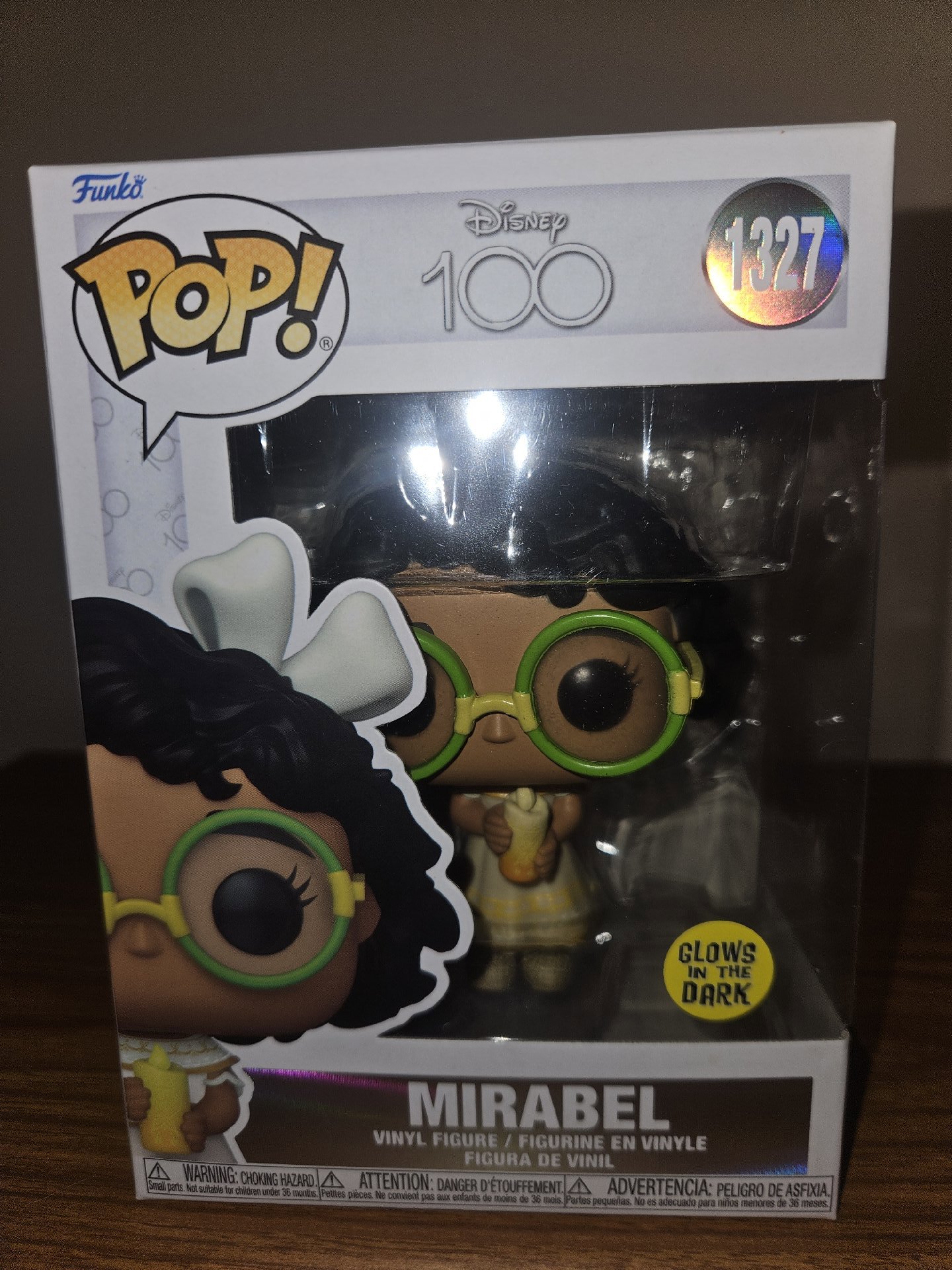 Brand new Funko Pop! Disney: Disney 100 - Mirabel (Glow) Vinyl Figure, Funko, Small, New condition — preloved on SilentSale®