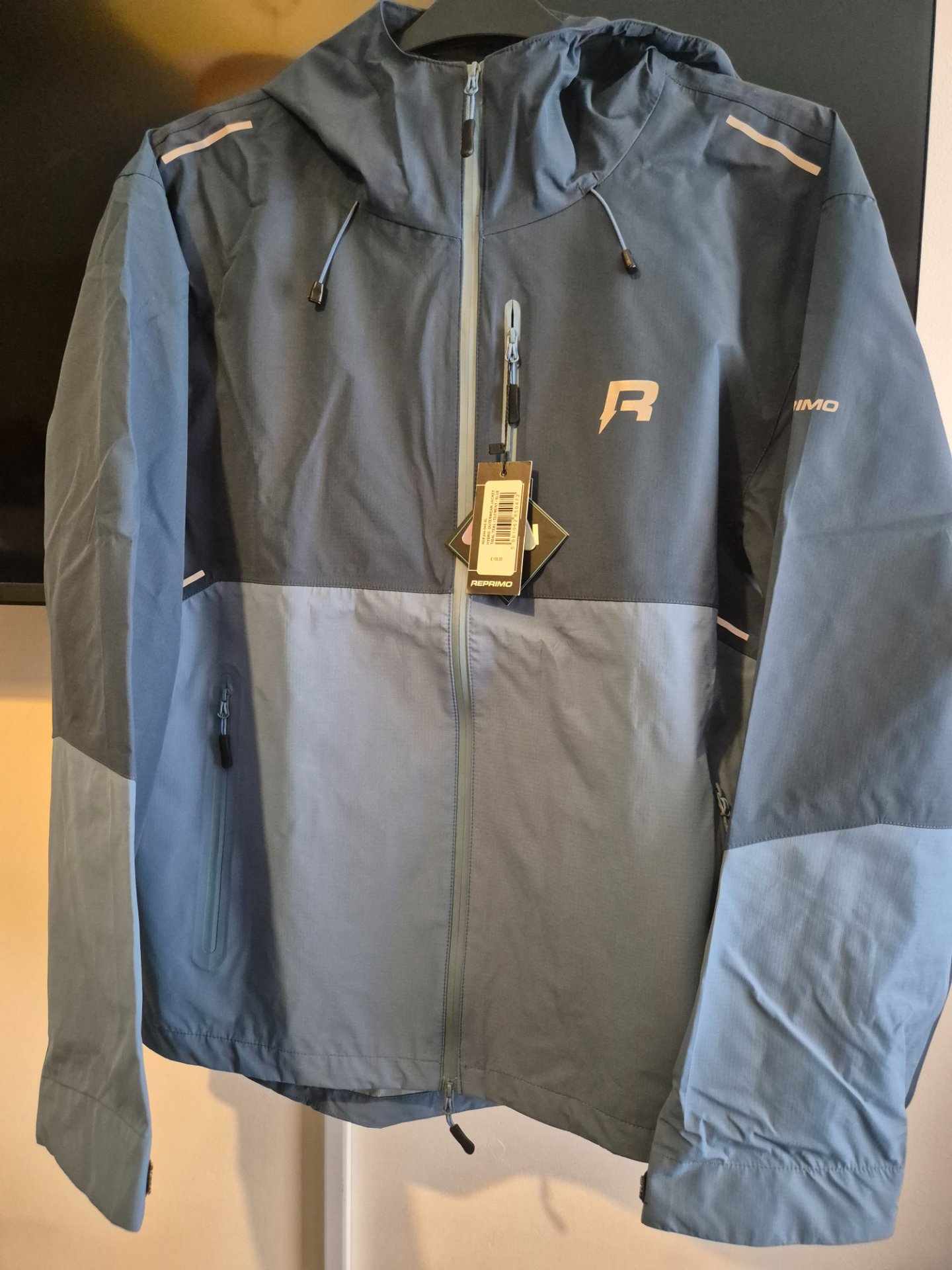 Reprimo Blue Lightweight Waterproof Jacket XL, Reprimo, XL, New condition — preloved on SilentSale®