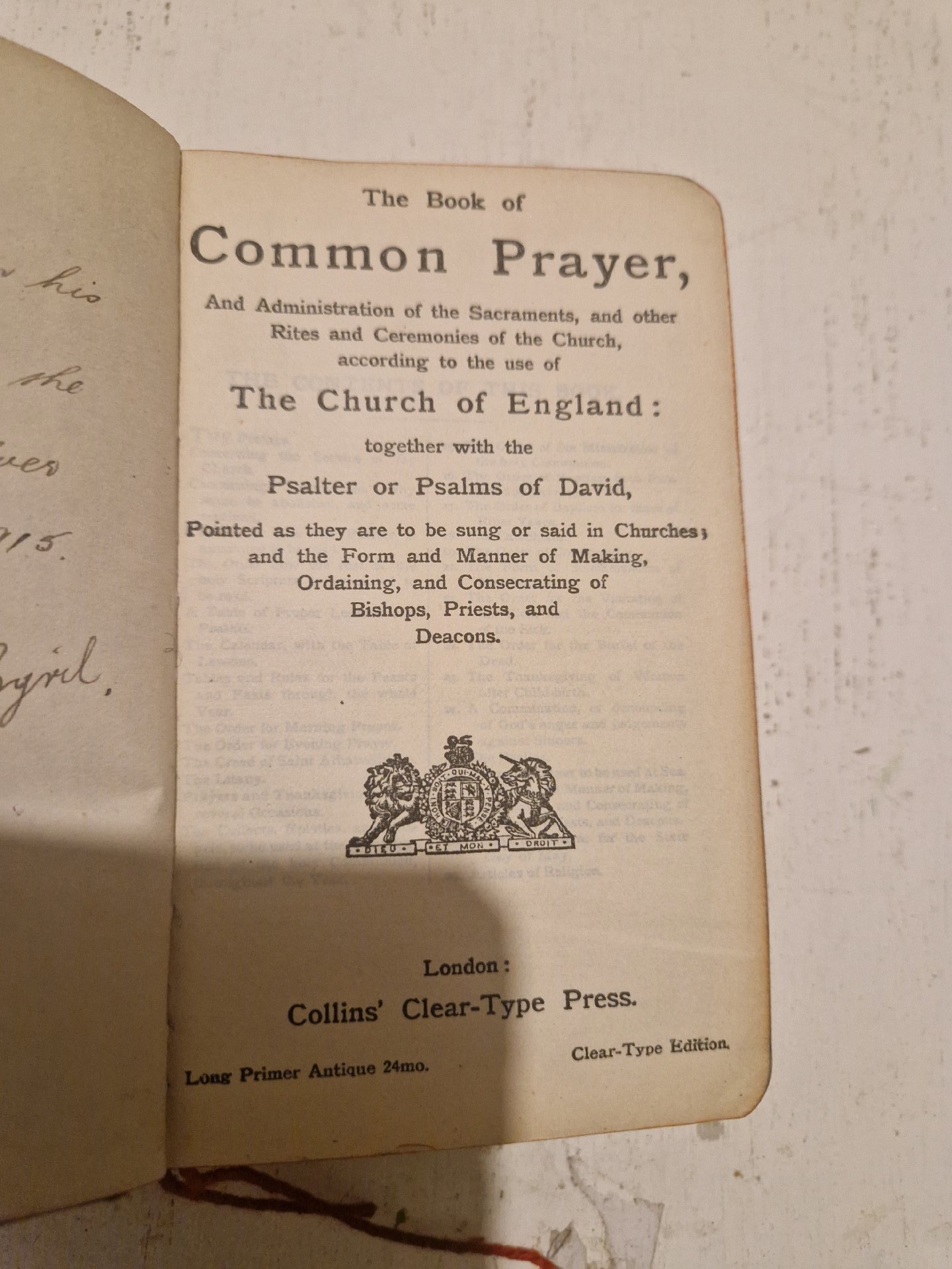 Leather-bound 'Common Prayer Hymns A&M' prayer book, Unbranded, One Size, Good condition — preloved on SilentSale®