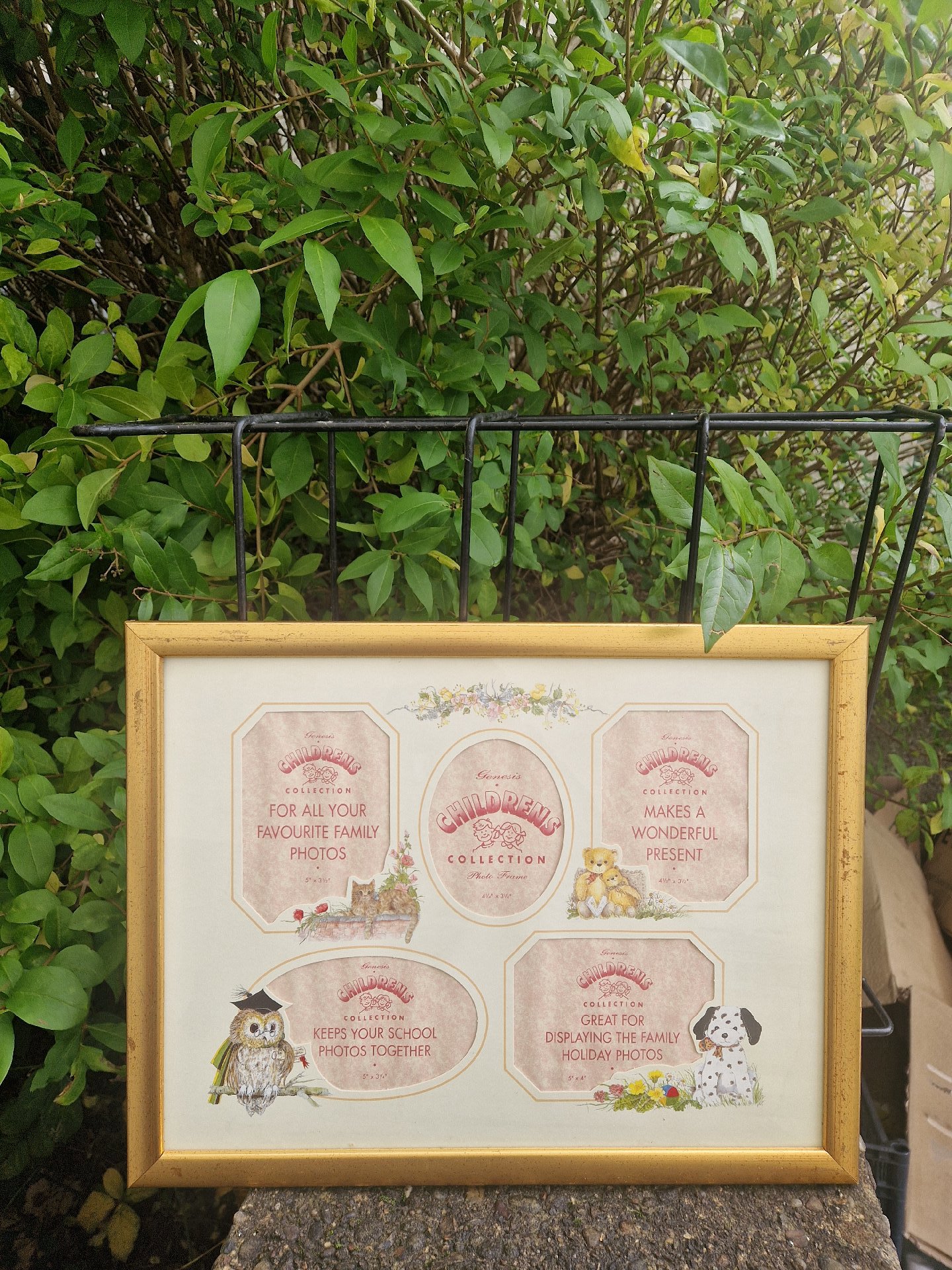 Framed cross-stitch sampler titled 'English Country Crafts Collection' by Glorafilia, Unbranded, One Size, Excellent condition — preloved on SilentSale®