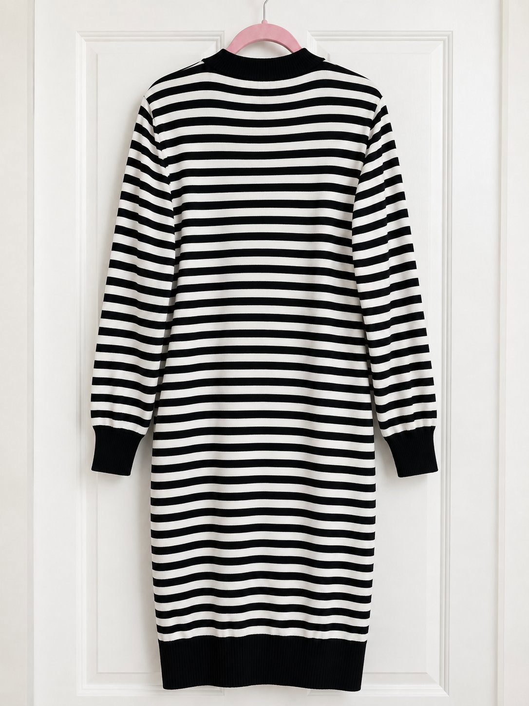 Oliver Bonas Black and White Striped Long Cardigan – UK 18, Oliver Bonas, 18, Excellent condition — preloved on SilentSale®