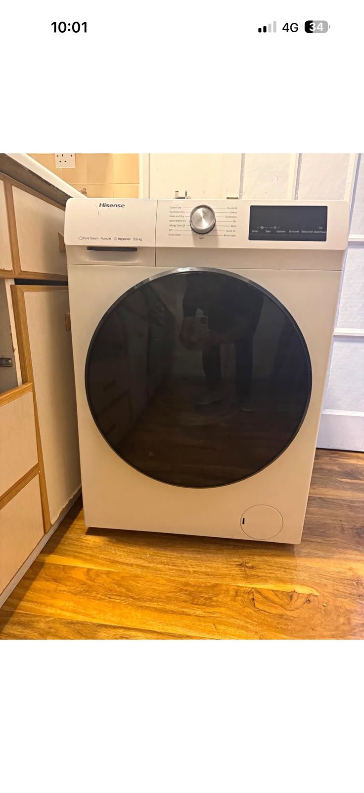 Hisense White Front Load Washing Machine, Hisense, Standard, Excellent condition — preloved on SilentSale®