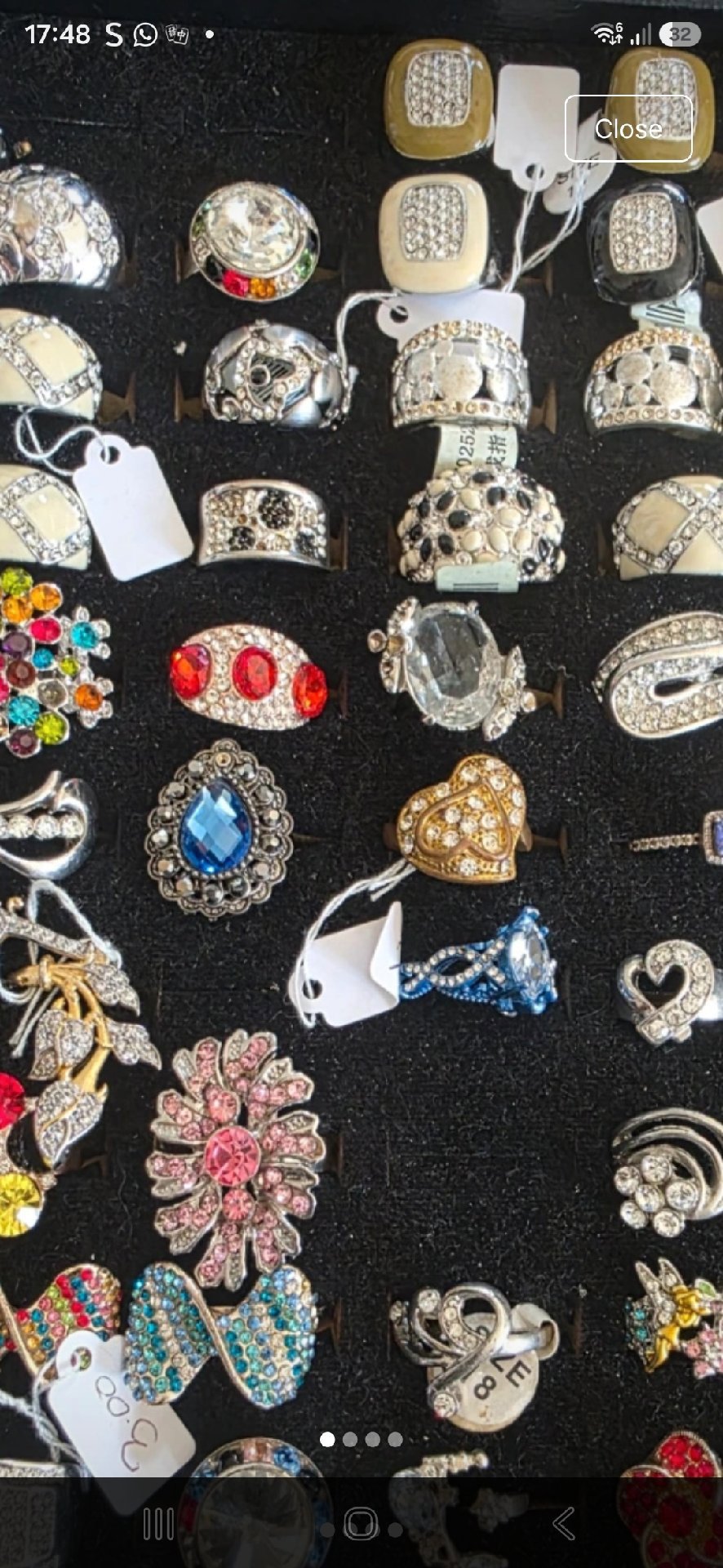 Assorted Costume Rings and Earrings Mixed, Assorted, One Size, Excellent condition — preloved on SilentSale®
