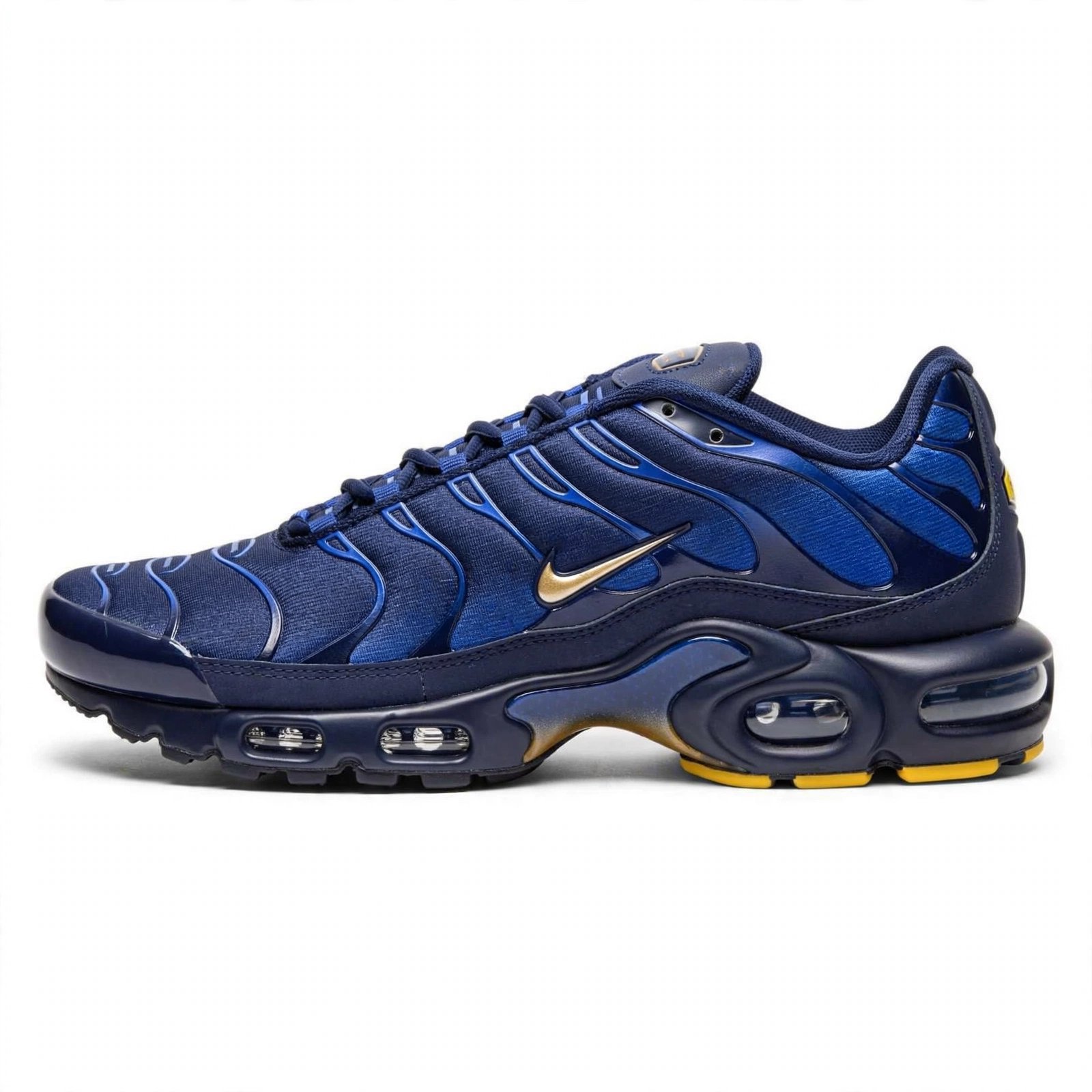 Nike Air Max Plus Trainers Blue Multi UK 12 / US 13, Nike, 12, New condition — preloved on SilentSale®