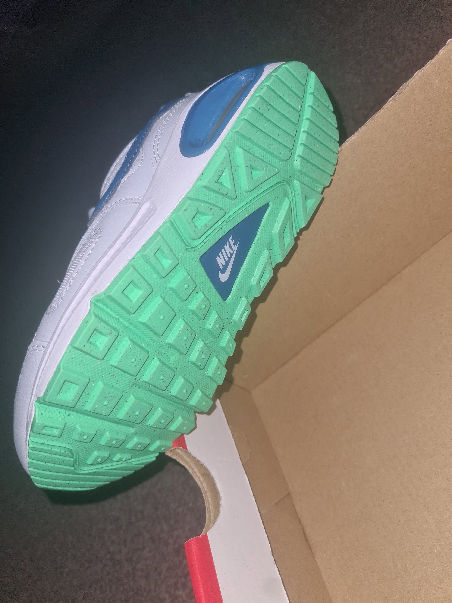 Nike Air Max Ivo Pure Platinum Blue Trainers – UK 11.5 C, Nike, UK 11.5 C, Excellent condition — preloved on SilentSale®