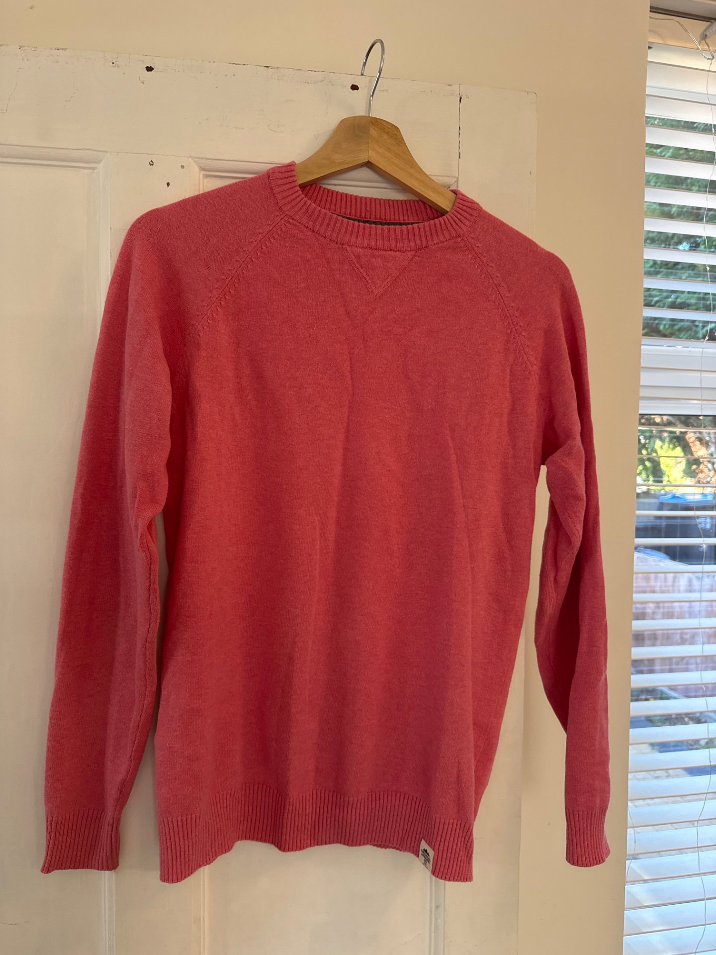 Red Crew Neck Jumper – Size L, Primark, X Small, Excellent condition — preloved on SilentSale®