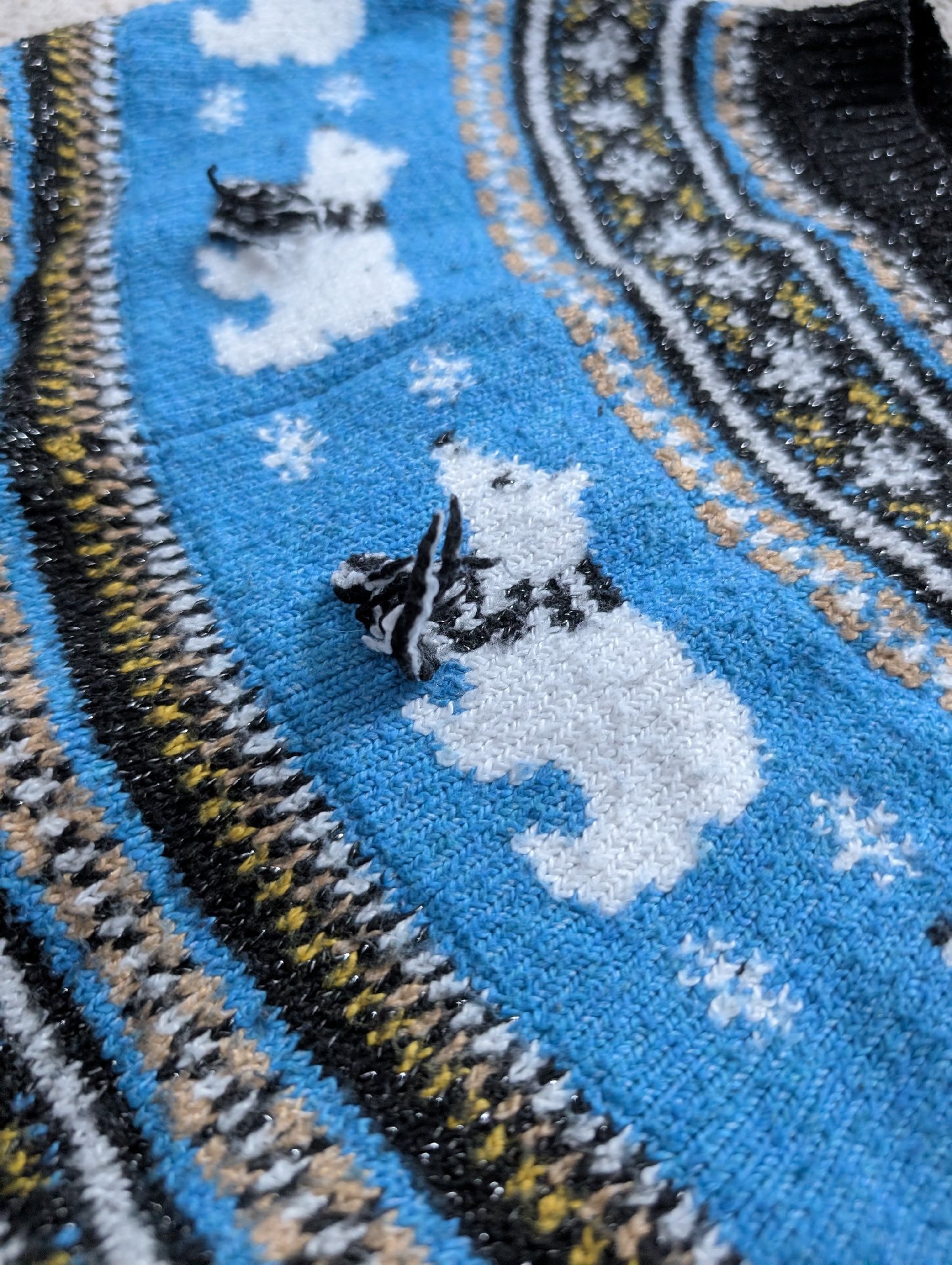 Holiday Time Black Polar Bear Patterned Jumper – Size 1X (16W/18W), Holiday Time, 1X (16W/18W), Good condition — preloved on SilentSale®