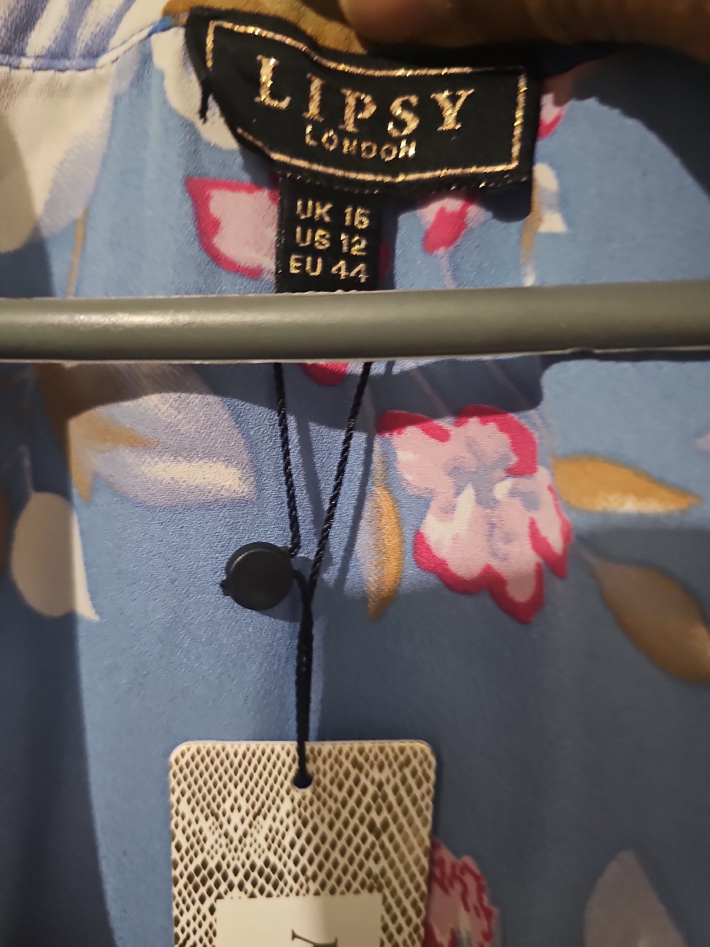 Lipsy London Blue Floral Kimono Jacket – UK 15, Lipsy London, UK 15, New condition — preloved on SilentSale®