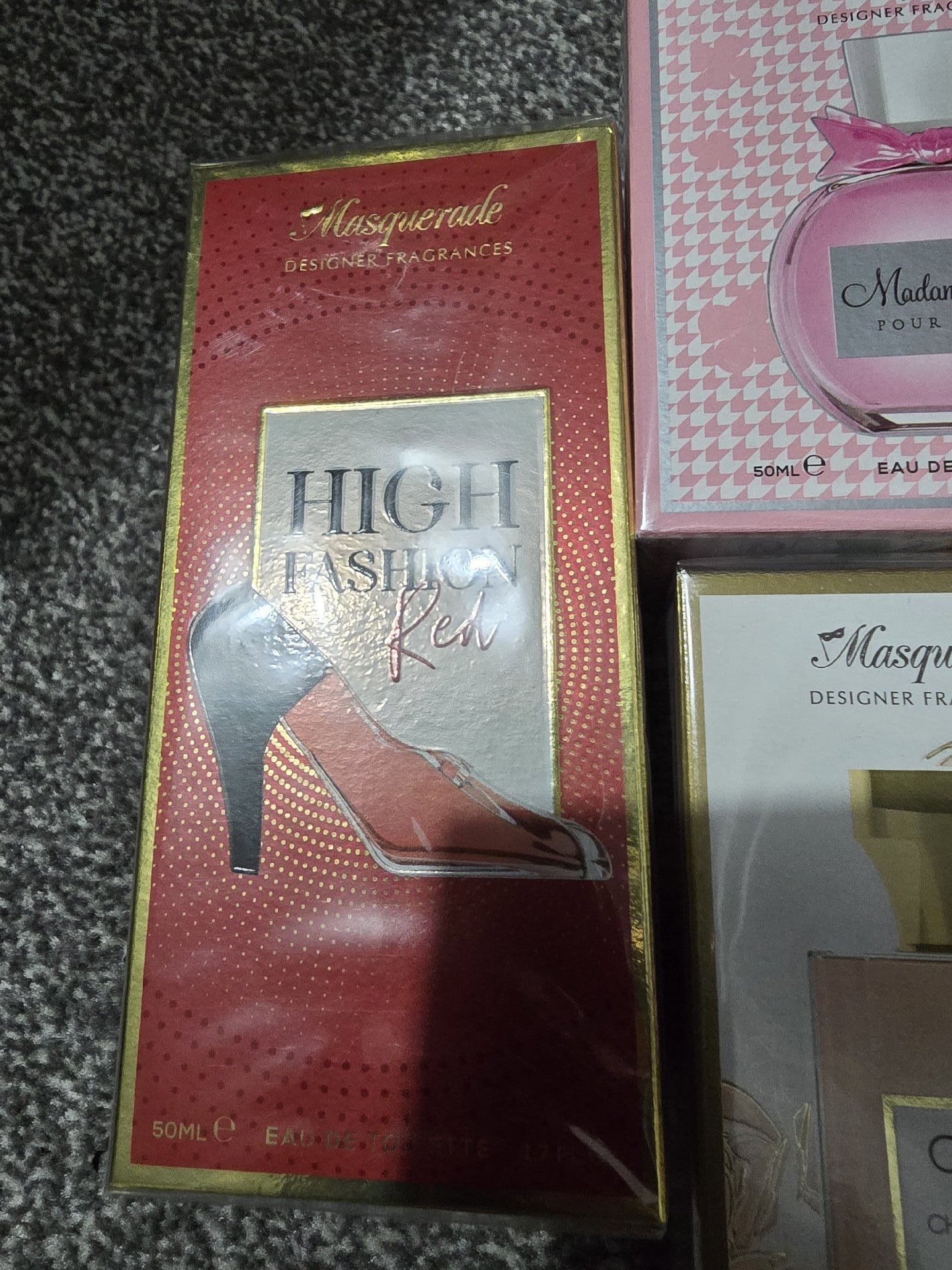 Masquerade Designer Fragrances Eau De Toilette Set 3 x 50ml, Masquerade, 50ml, New condition — preloved on SilentSale®