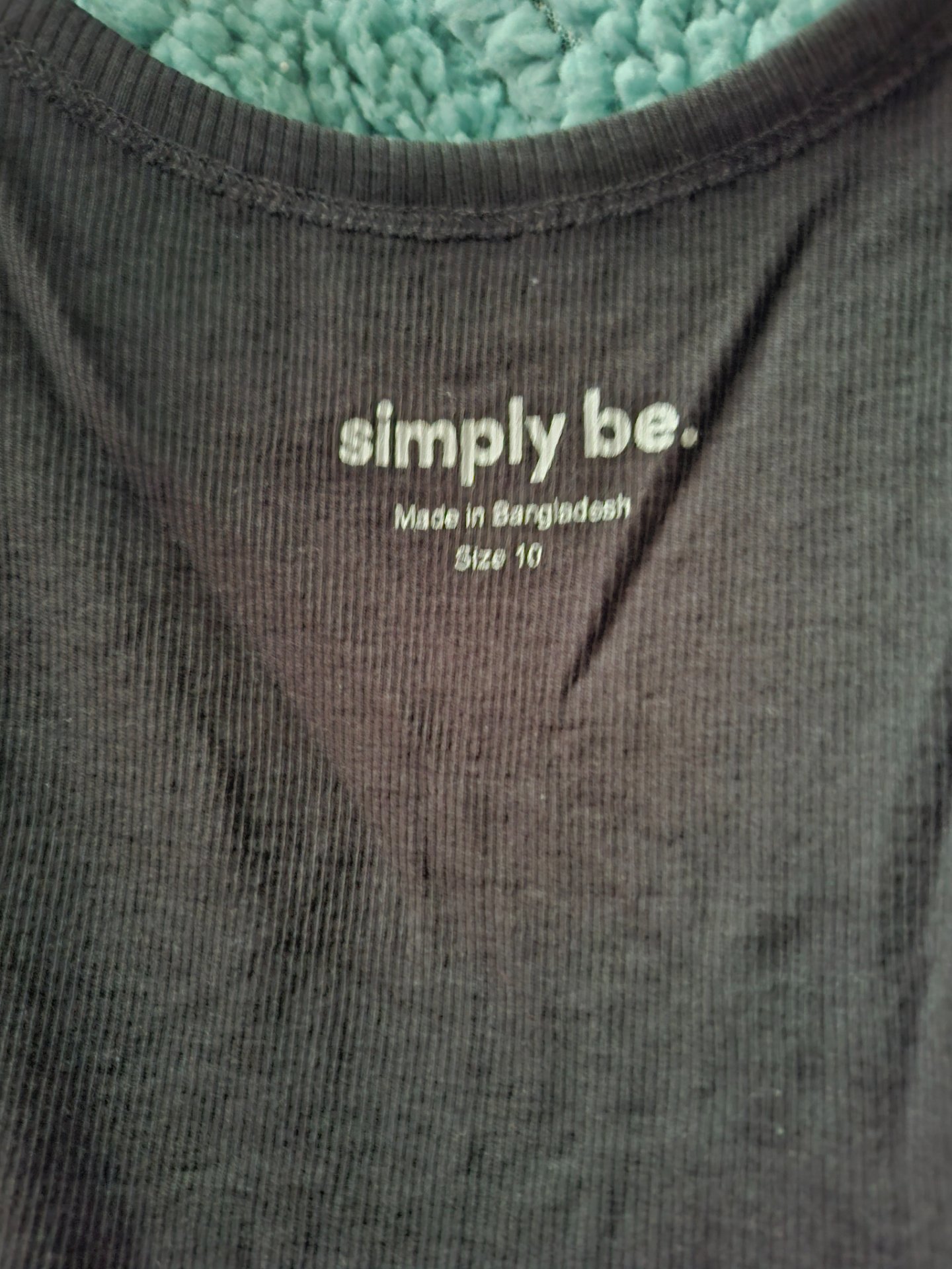 Simply Be Black Ribbed Midi Dress – Size 10, Simply Be, 10, New condition — preloved on SilentSale®