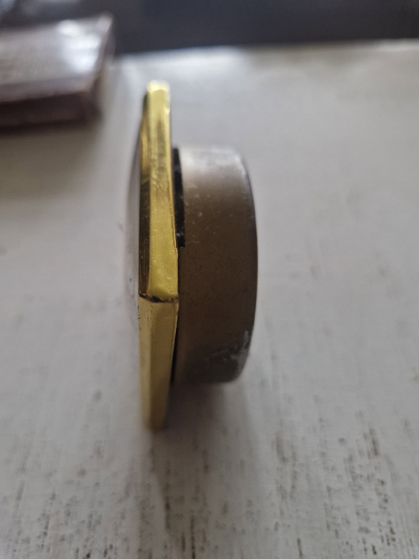 Brass-cased mechanical travel alarm clock by Smiths, smiths, Small, Excellent condition — preloved on SilentSale®