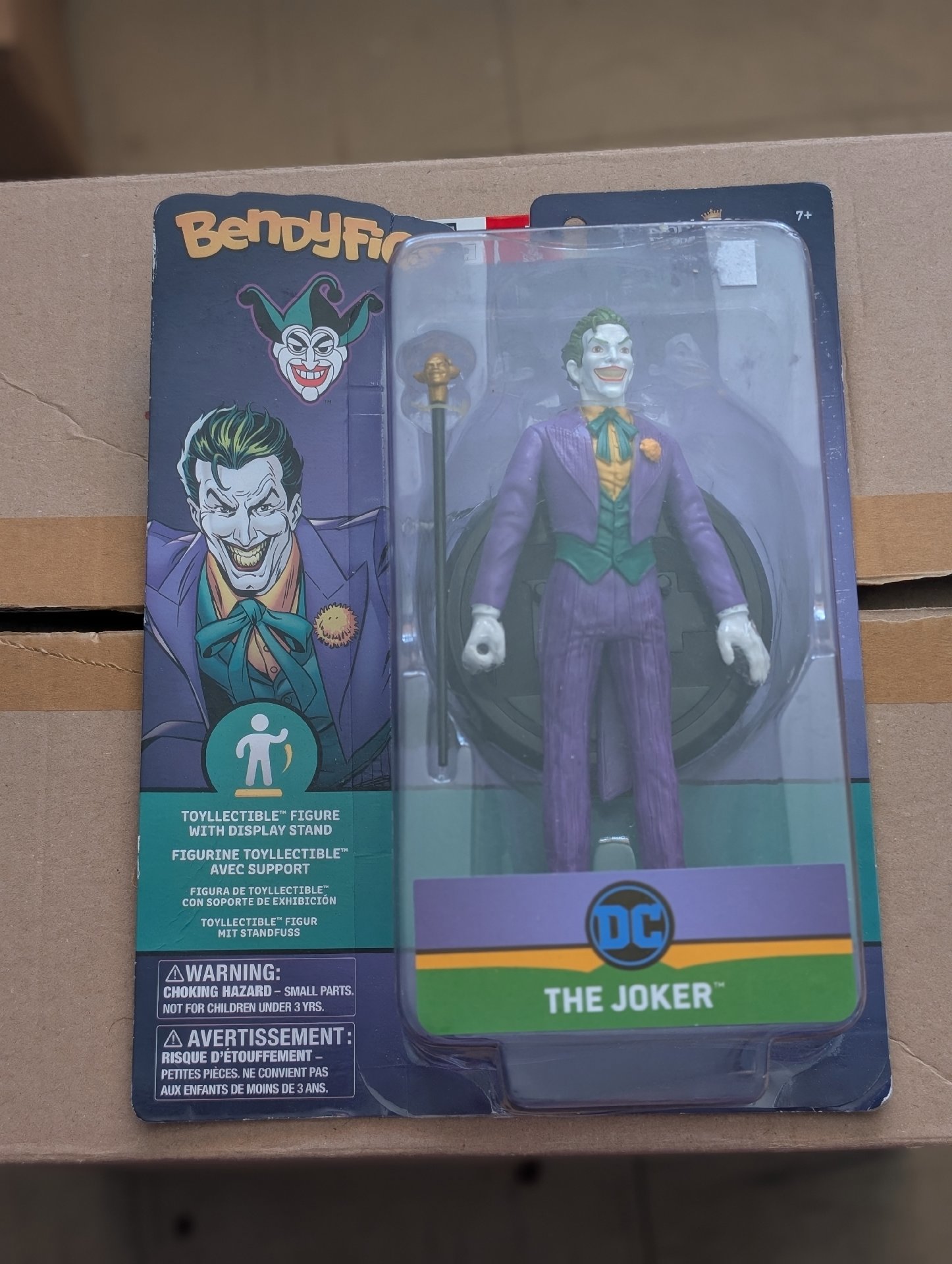 Bendyfigs DC The Joker Collectible Figure with Stand, Bendyfigs, Small, Excellent condition — preloved on SilentSale®