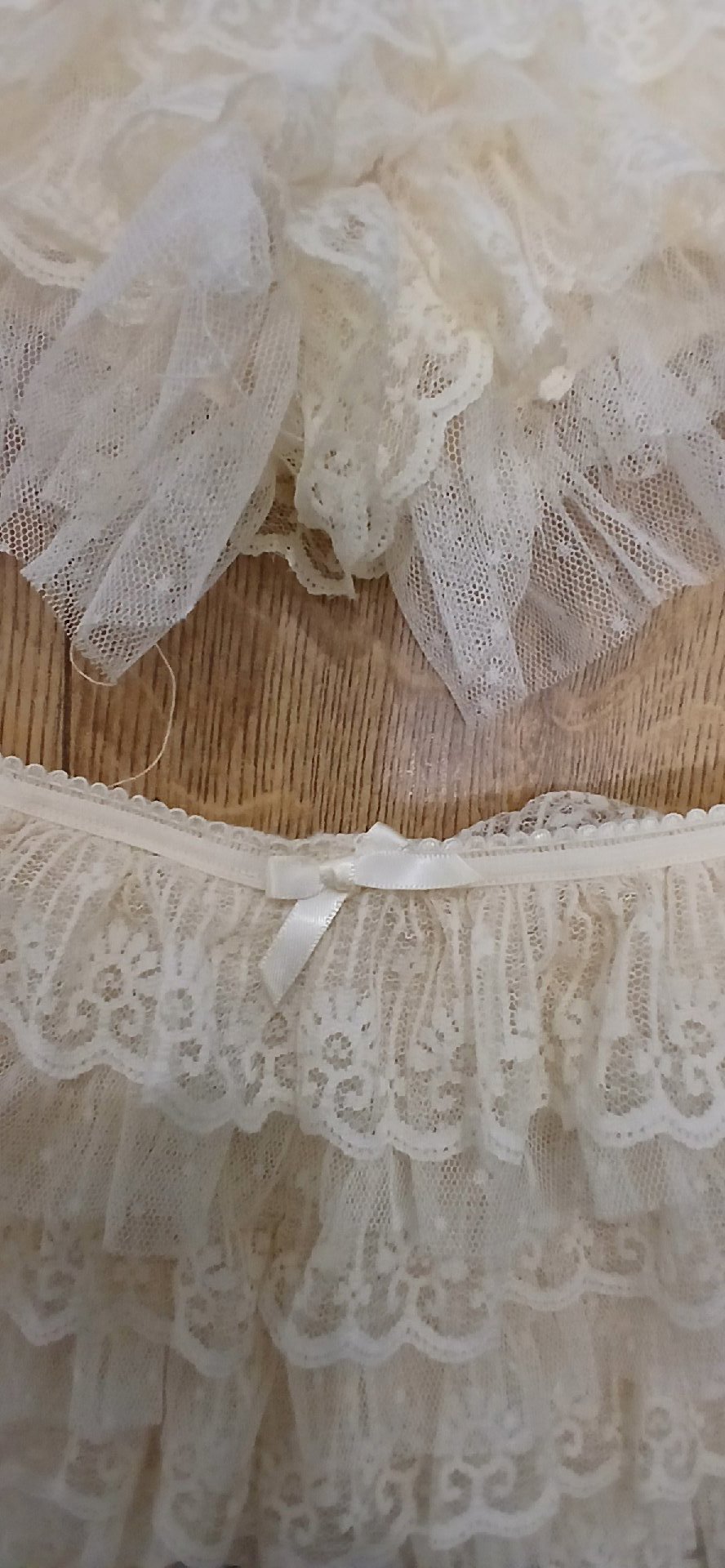 Jaded London Cream Lace Ruffle Shorts – UK 6, Jaded London, 6, Excellent condition — preloved on SilentSale®