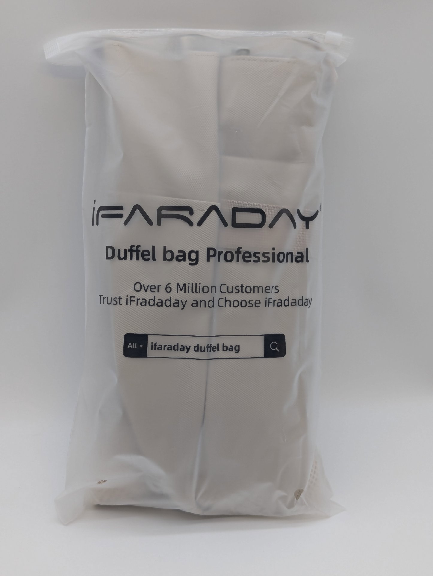 iFaraday Beige Duffel Bag Professional, iFaraday, Large, New condition — preloved on SilentSale®