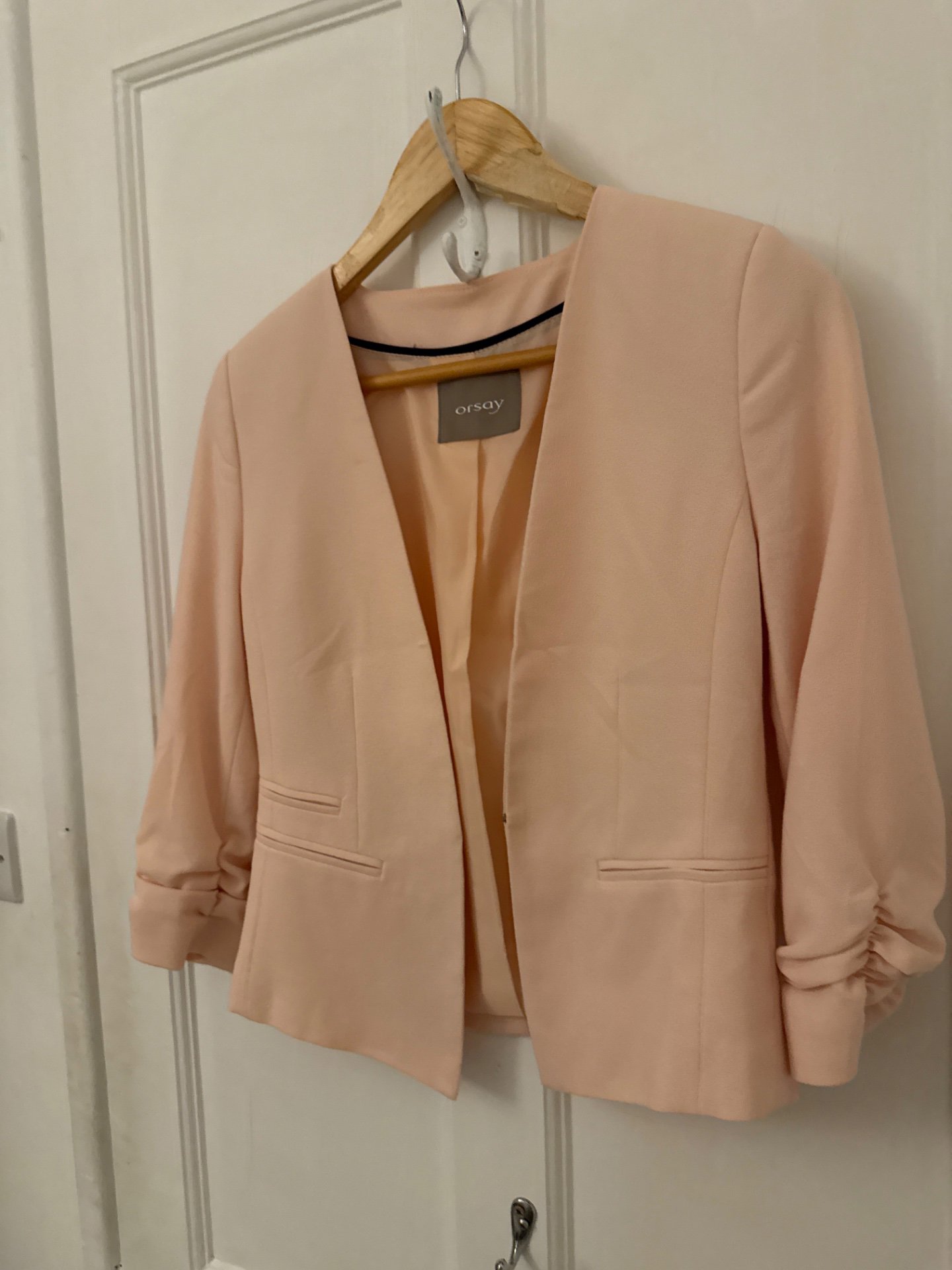 Orsay Pink Open Front Blazer Jacket, ORSAY, S, Excellent condition — preloved on SilentSale®
