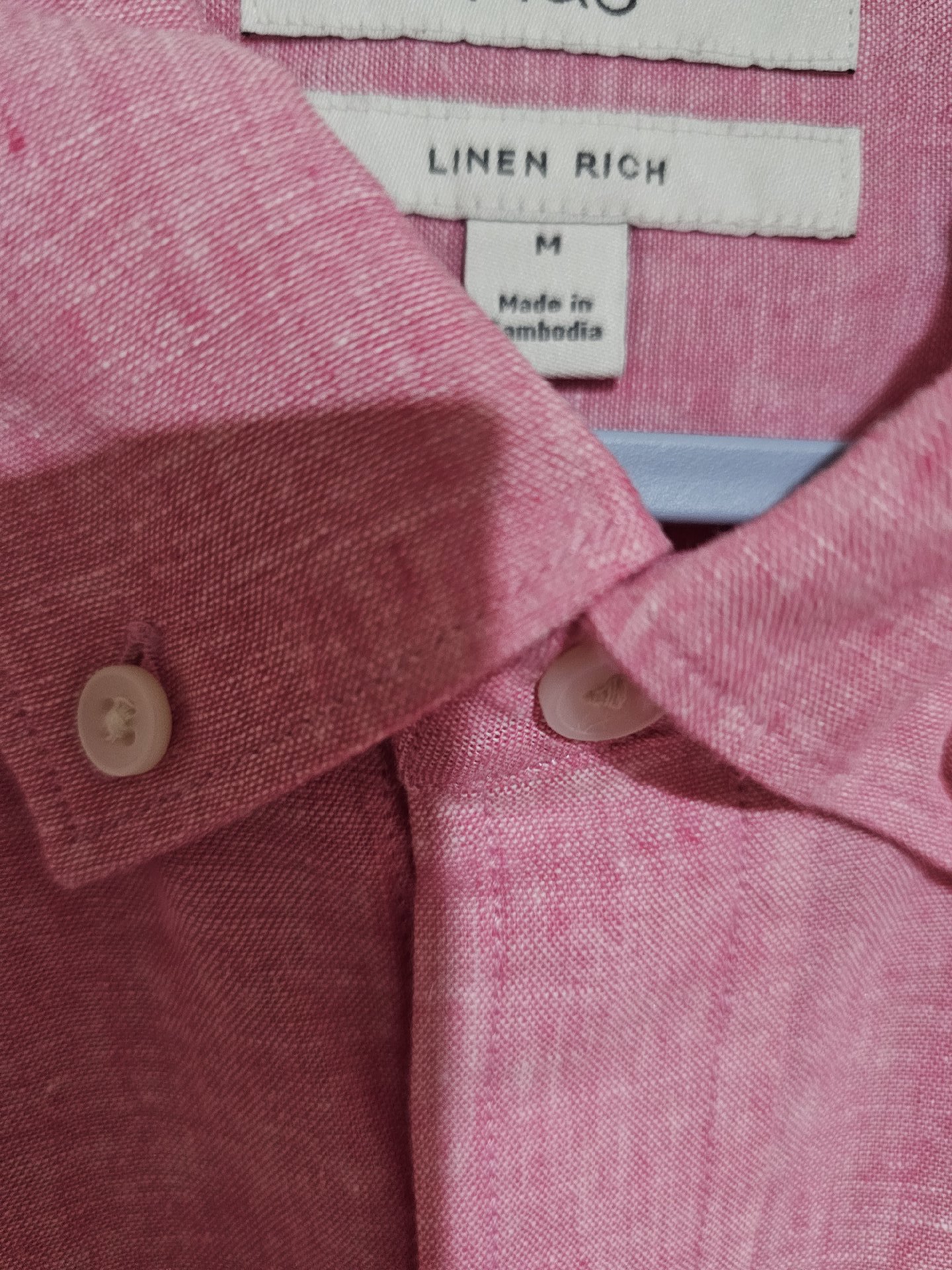  Pink Button-Down Shirt – Size M, Unbranded, M, New condition — preloved on SilentSale®
