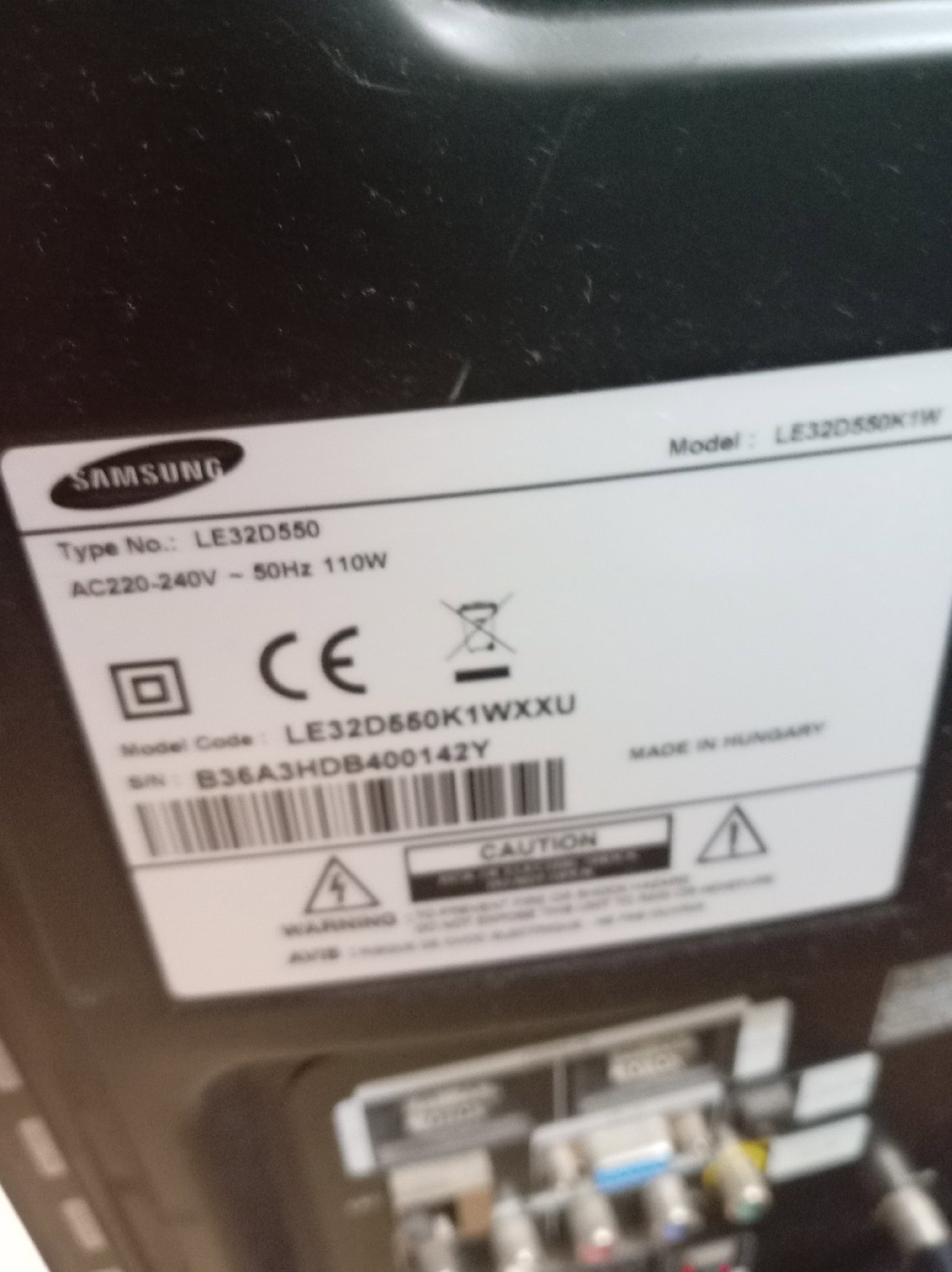 Samsung 32 Inch LED TV Model LE32D550, Samsung, 32 inch, Good condition — preloved on SilentSale®