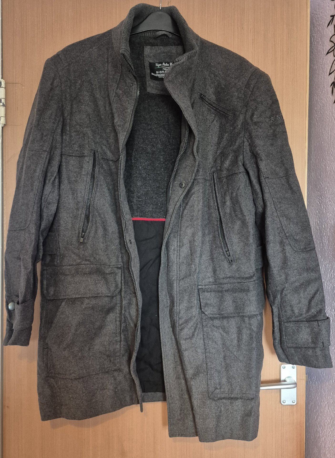 Men's Virgin Italian Wool Next Signature Coat, Virgin, XL, Like New condition — preloved on SilentSale®