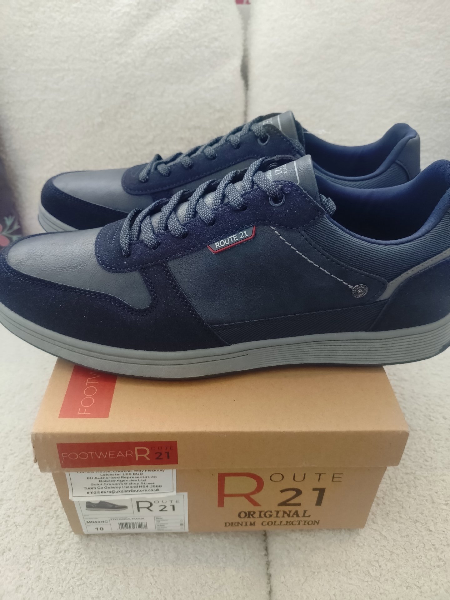 Route 21 Navy Blue Casual Trainers – UK 10, Route 21, 10, New condition — preloved on SilentSale®