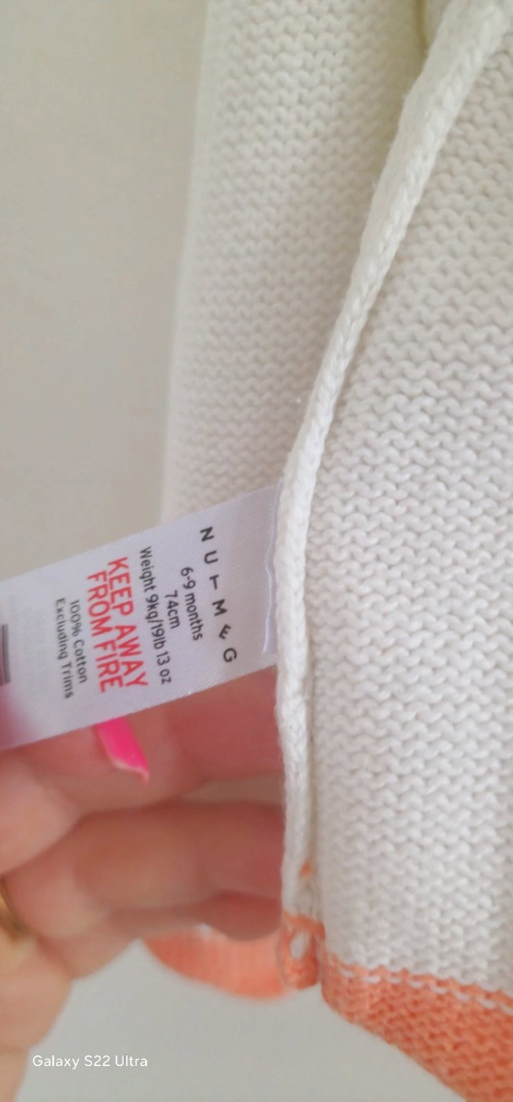 Girls sweater, Nutmeg, 6-9 months / 68 cm, Excellent condition — preloved on SilentSale®