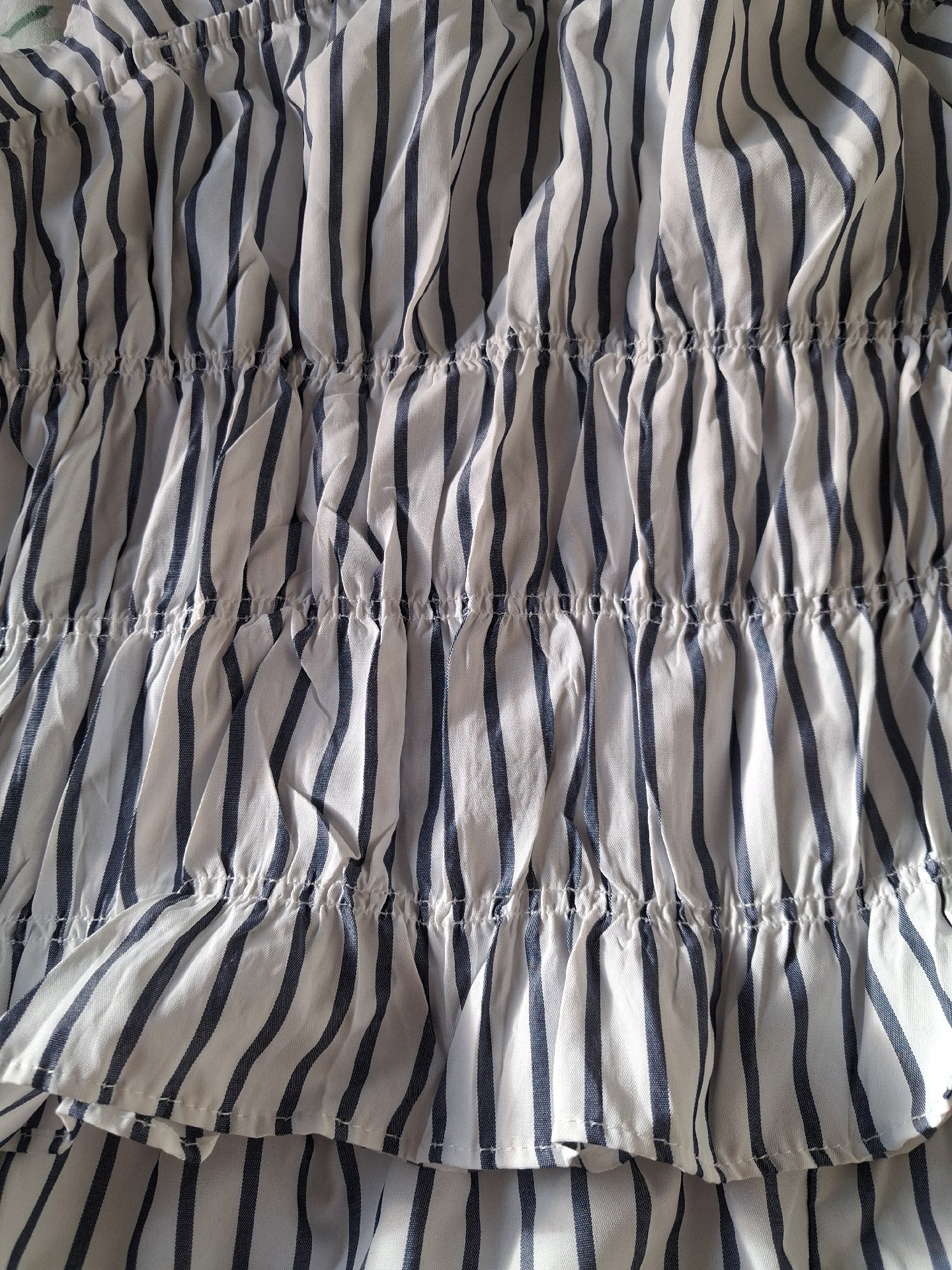 Striped Two-Piece Crop Top and Shorts Set, shien, XXXL, Excellent condition — preloved on SilentSale®