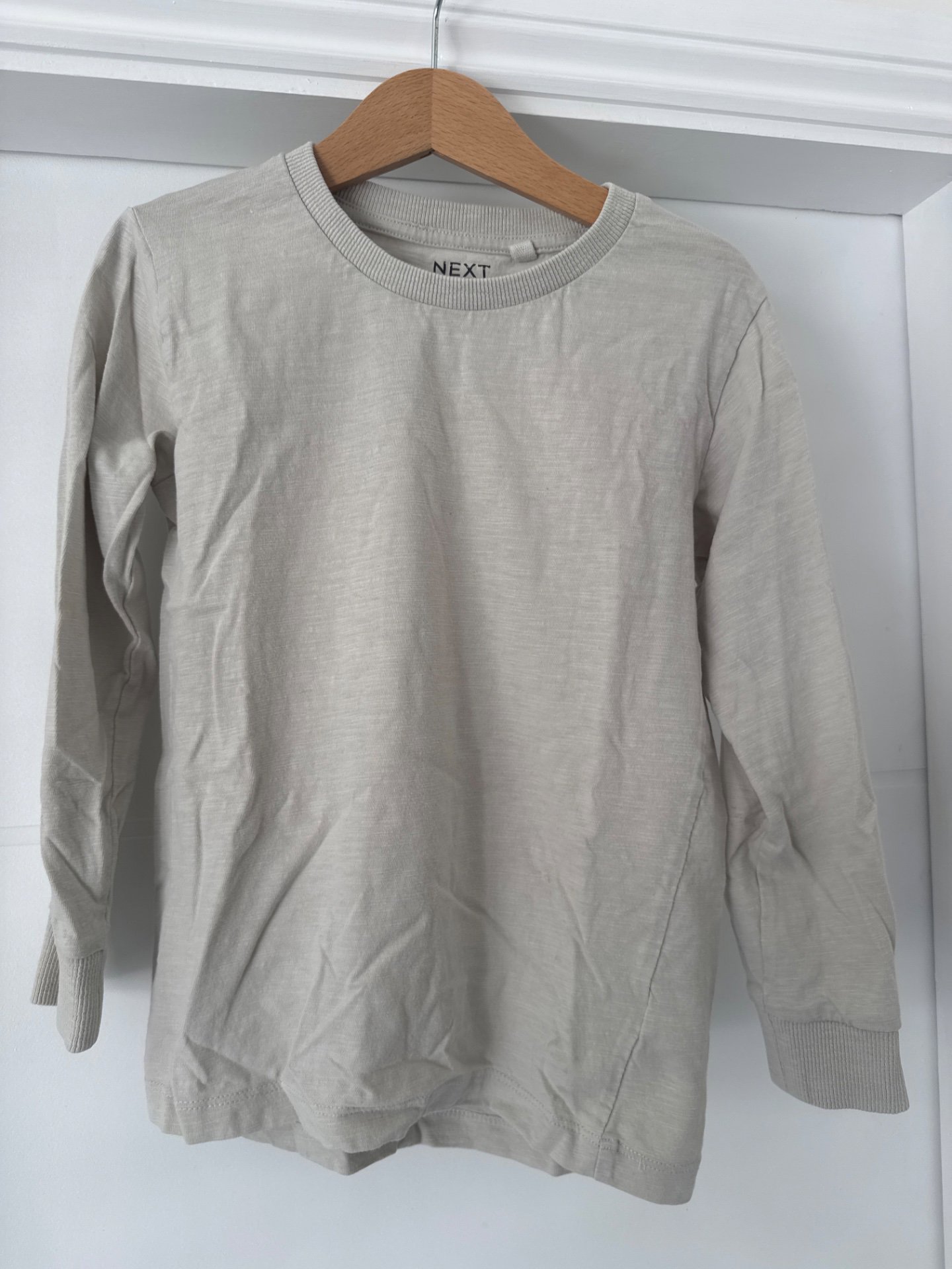 Next White Long Sleeve Top - Size 8 Years, Next, 5-6 years, Good condition — preloved on SilentSale®