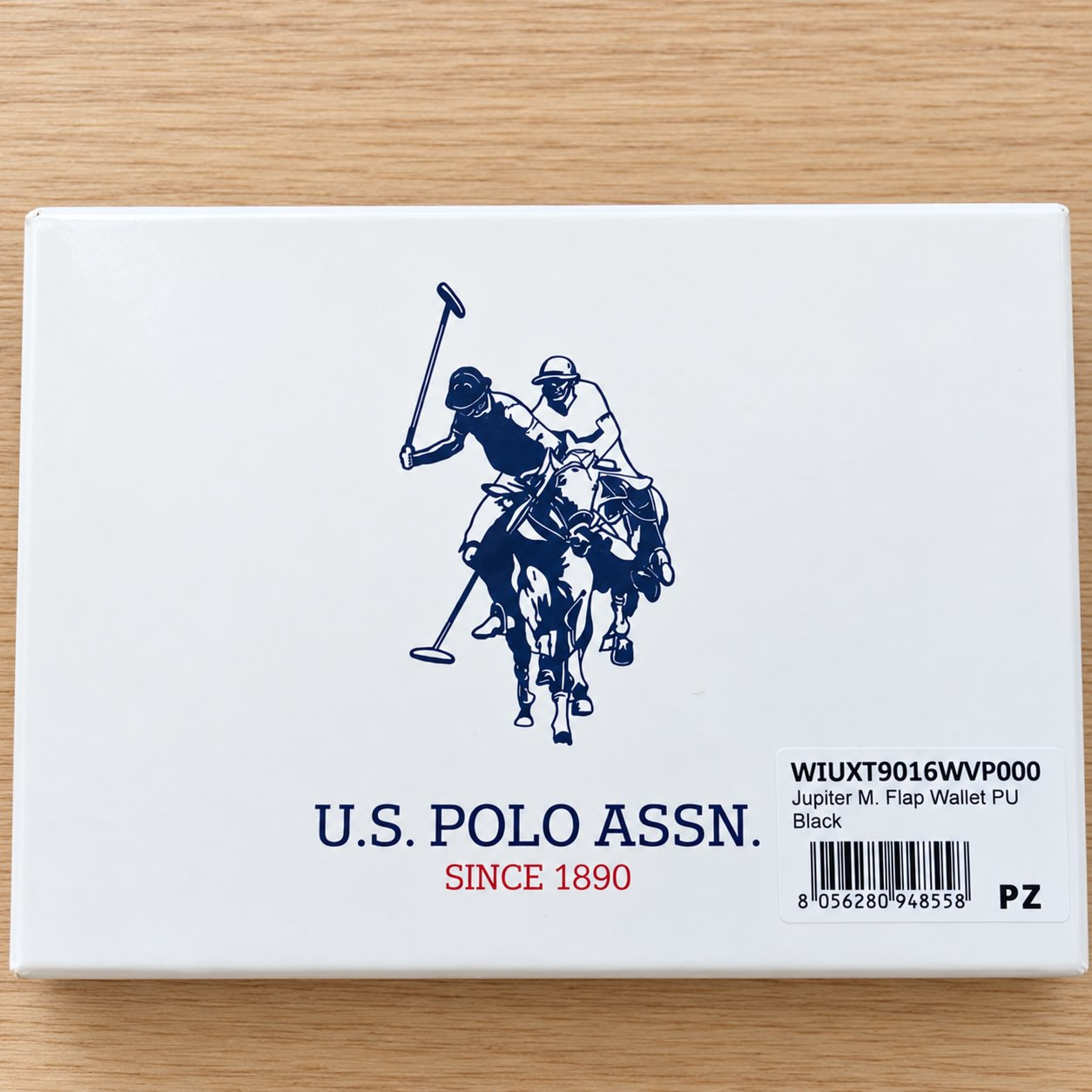 U.S. Polo Assn. Black Croc Effect Flap Wallet, U.S. Polo Assn, One Size, New condition — preloved on SilentSale®