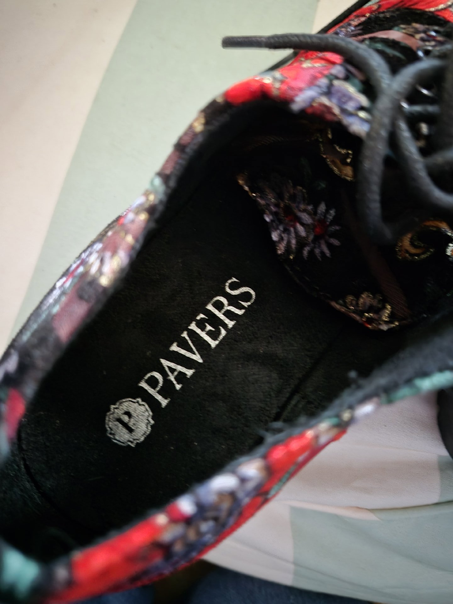 Pavers Floral Pattern Lace-Up Shoes – UK 6 (39), Pavers, 6, Excellent condition — preloved on SilentSale®