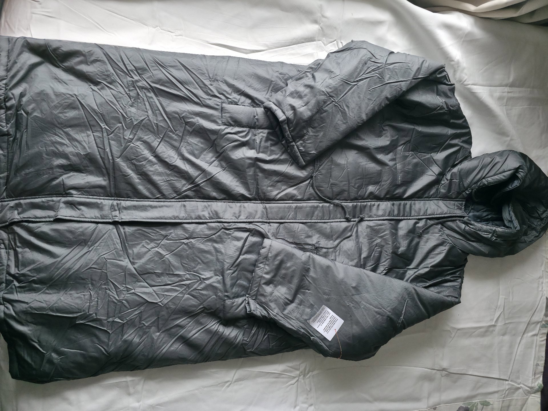 Black Long Padded Coat with Hood, ASOS Design, 20, New condition — preloved on SilentSale®