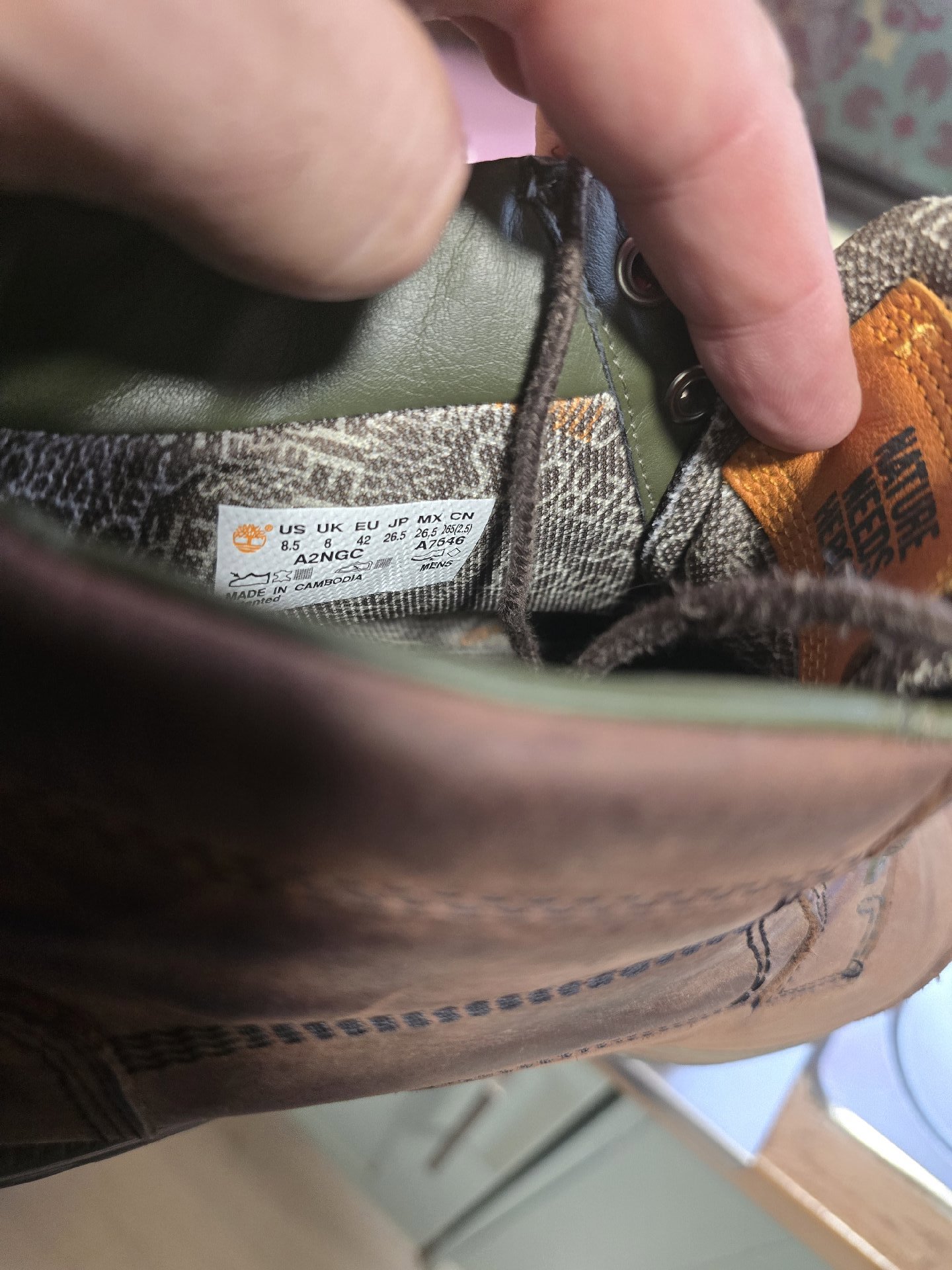 Timberland Brown Leather Lace-Up Boots – UK 8, Timberland, 8, Good condition — preloved on SilentSale®