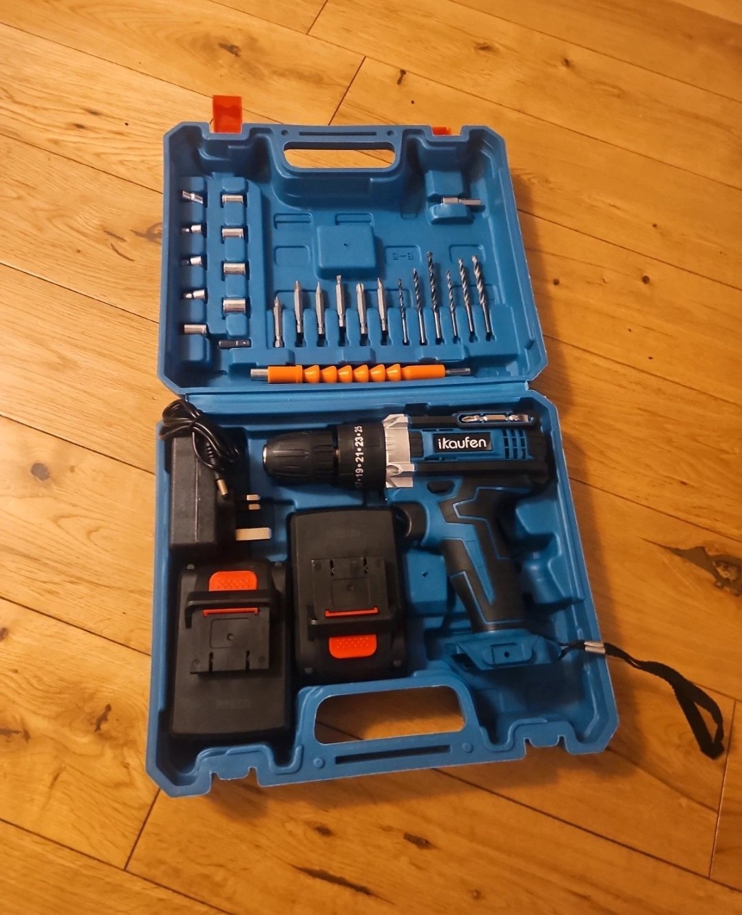 Cordless Hammer Drill Set Electric Impact Driver Screwdriver w/ 2 Battery UK, ikaufen, Large, Excellent condition — preloved on SilentSale®