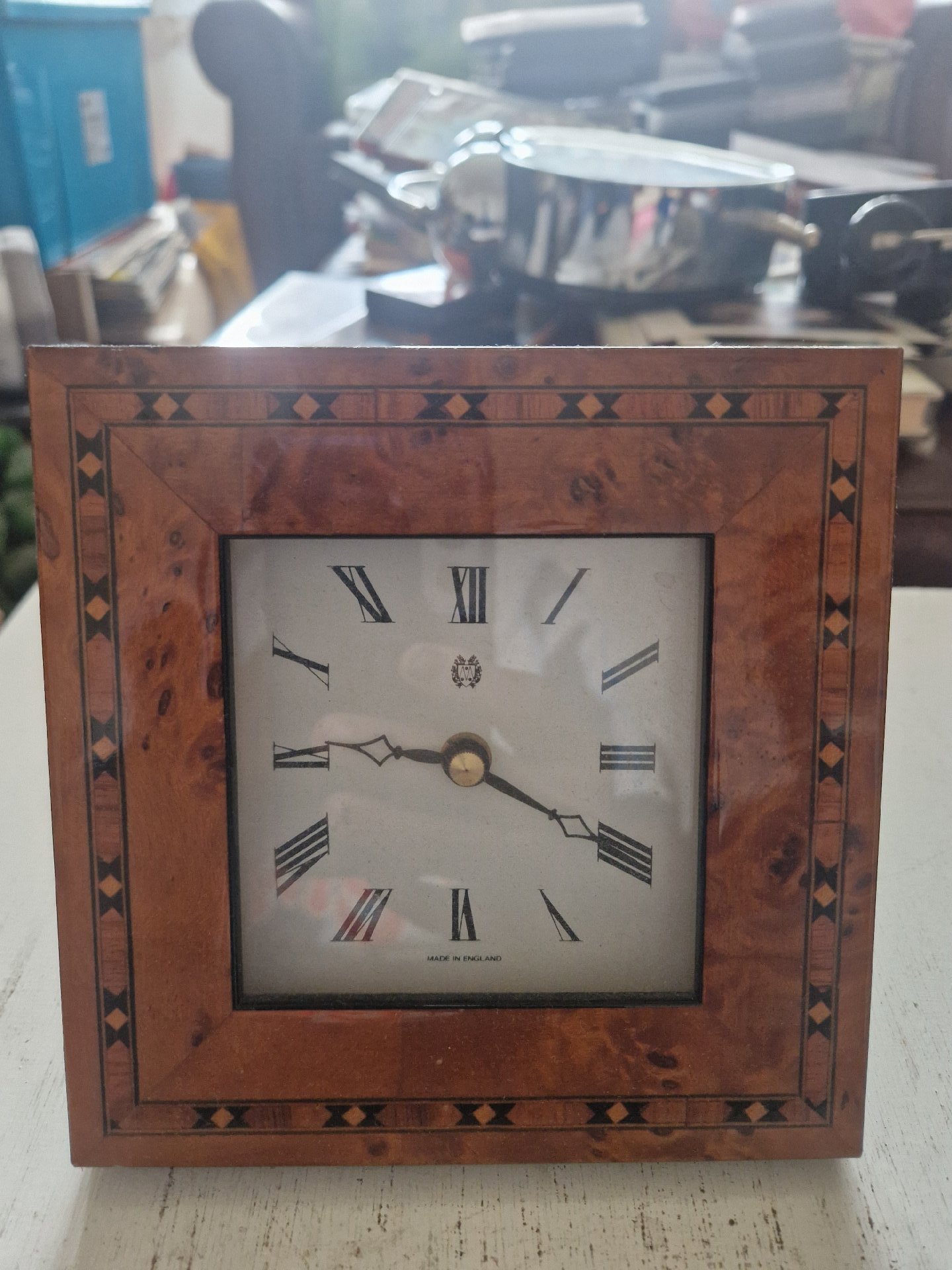 Kienzle Quartz Wooden Mantel Clock with Roman Numerals, Kienzle, One Size, Good condition — preloved on SilentSale®