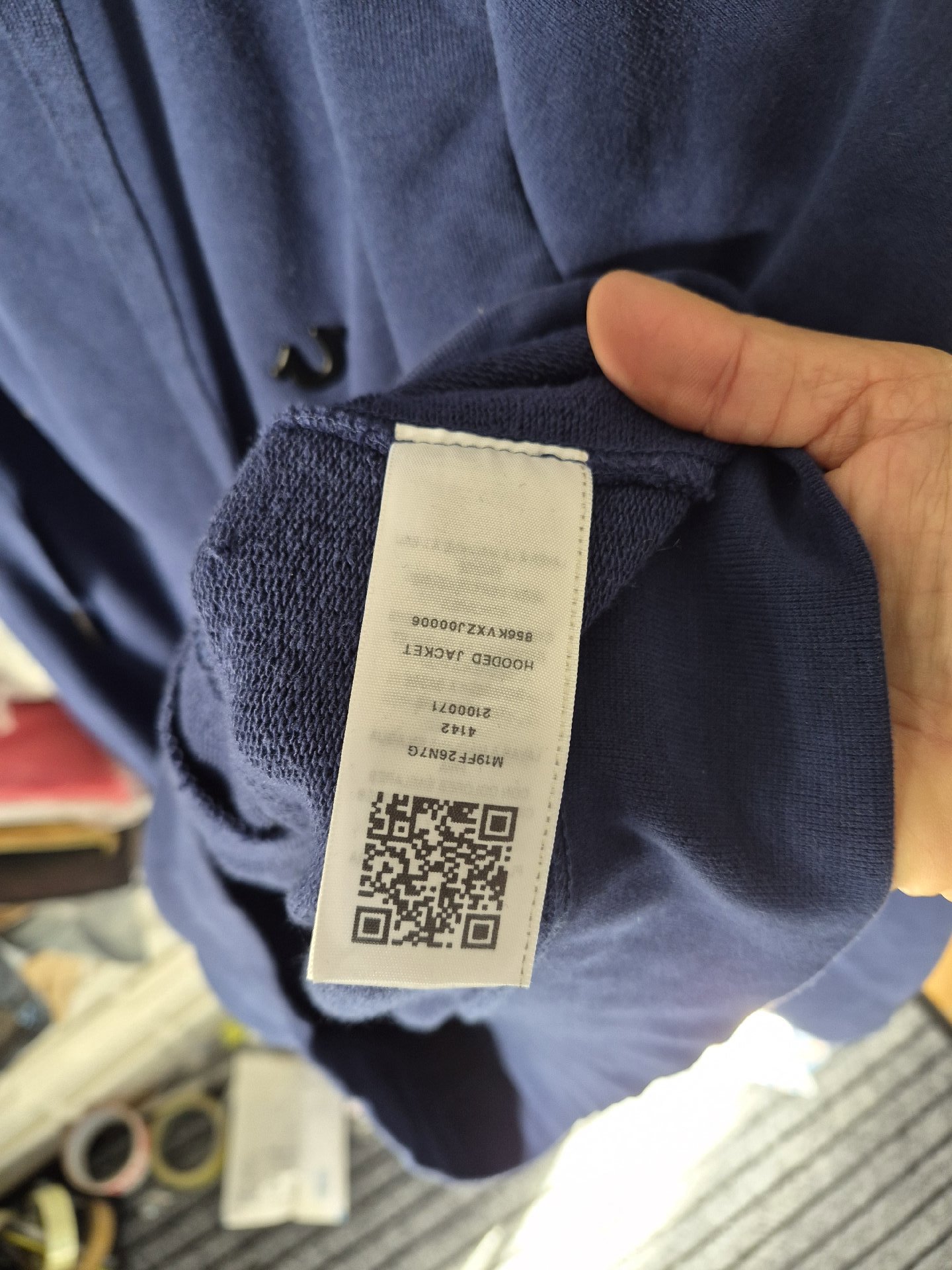 True Religion Navy Hoodie Sweatshirt, True Religion, XL, New condition — preloved on SilentSale®