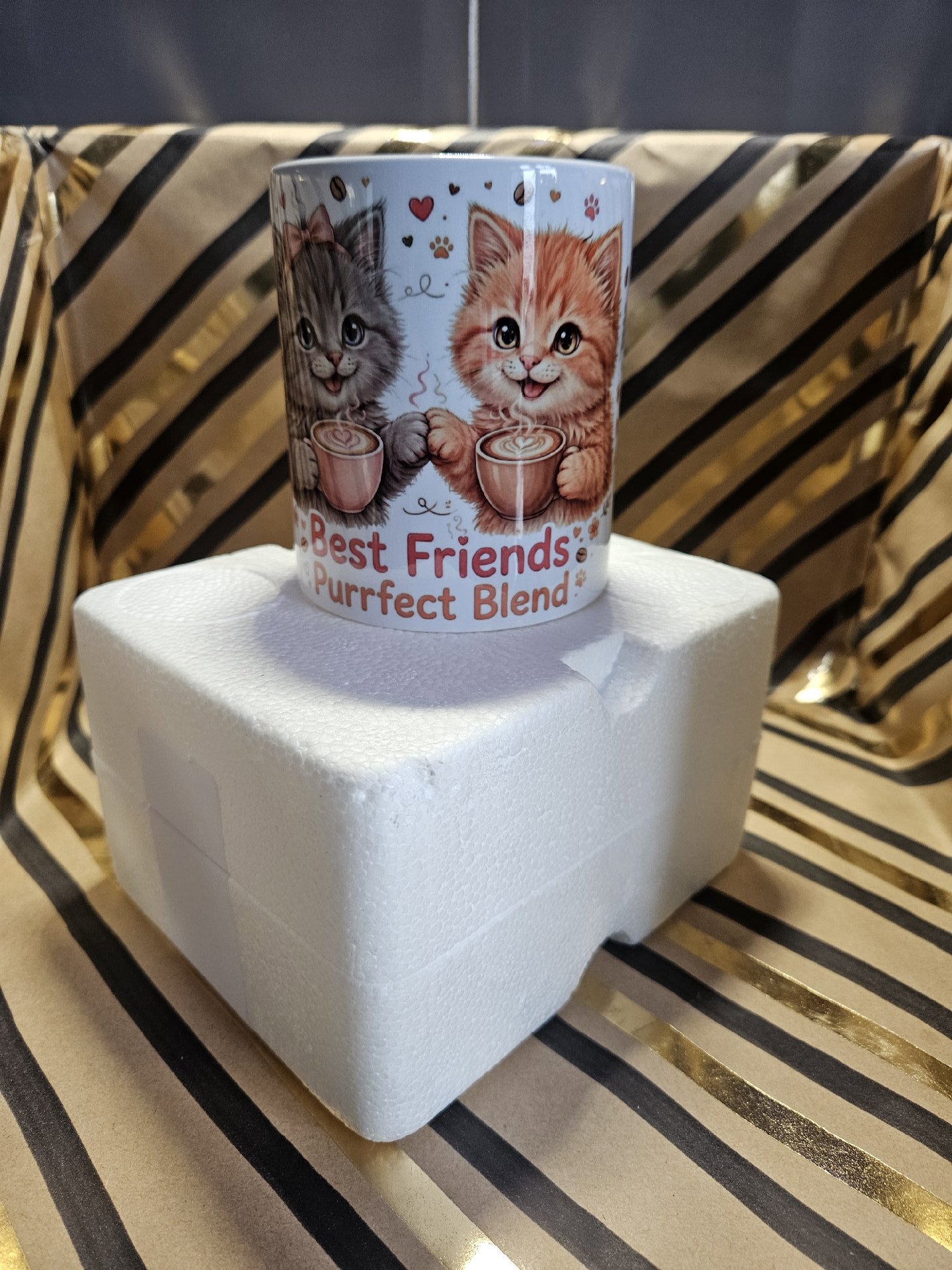Purrfect blend coffee mug, Unbranded, One Size, New condition — preloved on SilentSale®