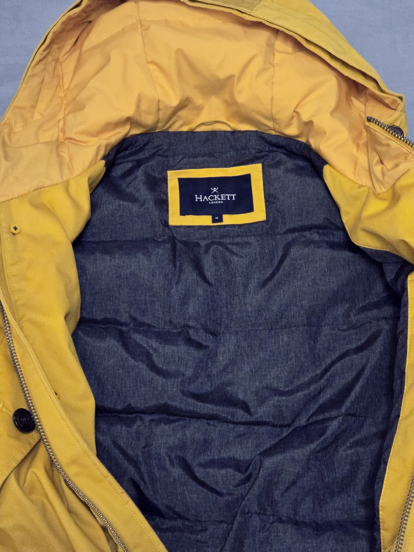 Hackett London Yellow Down Filled Jacket Medium, Hackett, M, Excellent condition — preloved on SilentSale®