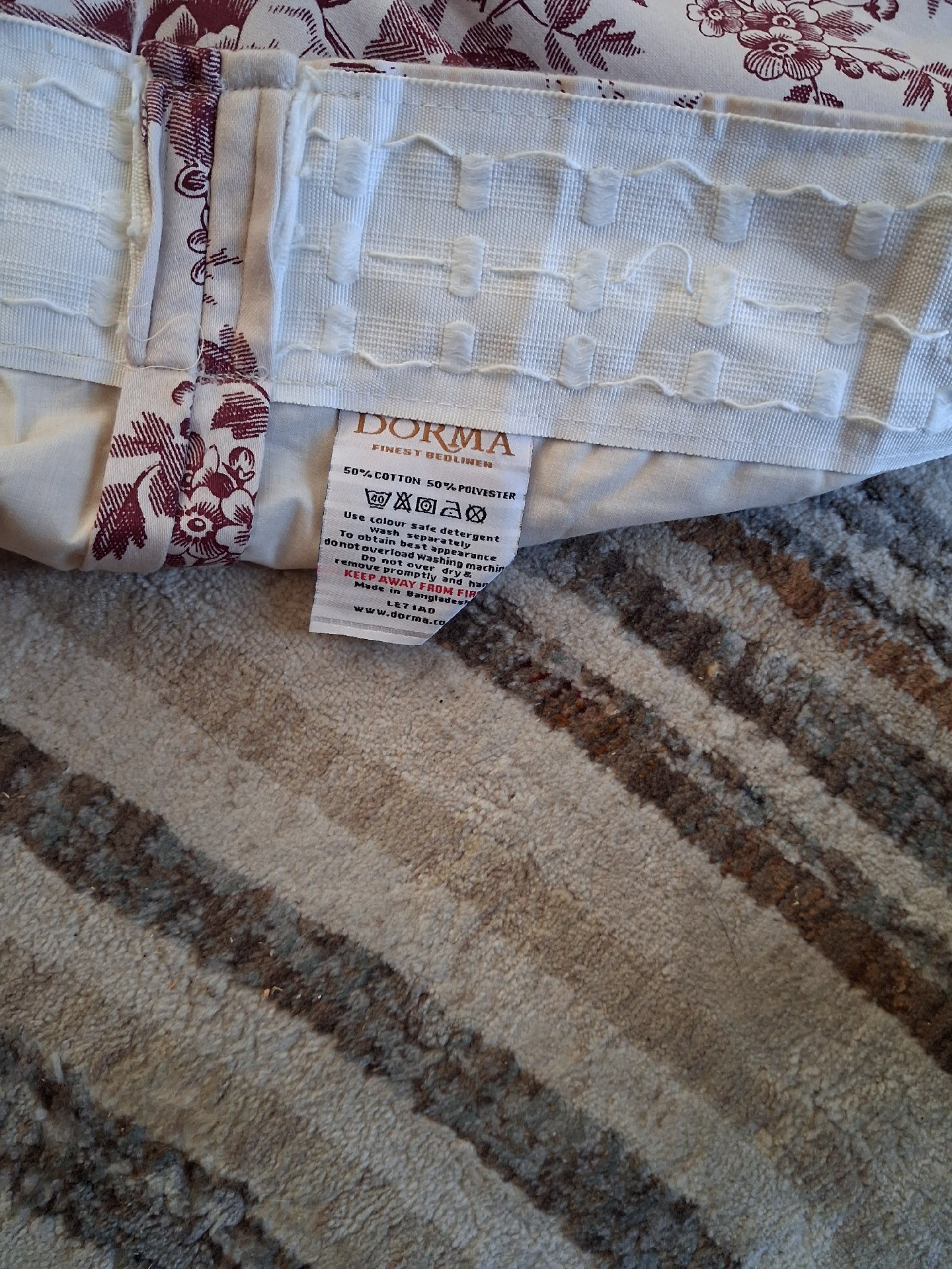 Dorma Floral Curtain Panels  90x90 inch, Dorma, Large, New condition — preloved on SilentSale®