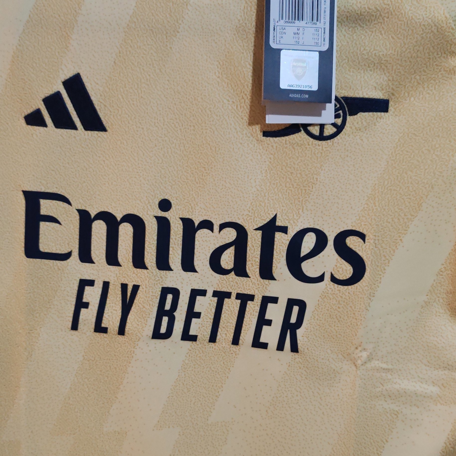 Adidas Arsenal Football Jersey Yellow Burgundy Navy – 11-12Y, Adidas, 11-12 years, New condition — preloved on SilentSale®