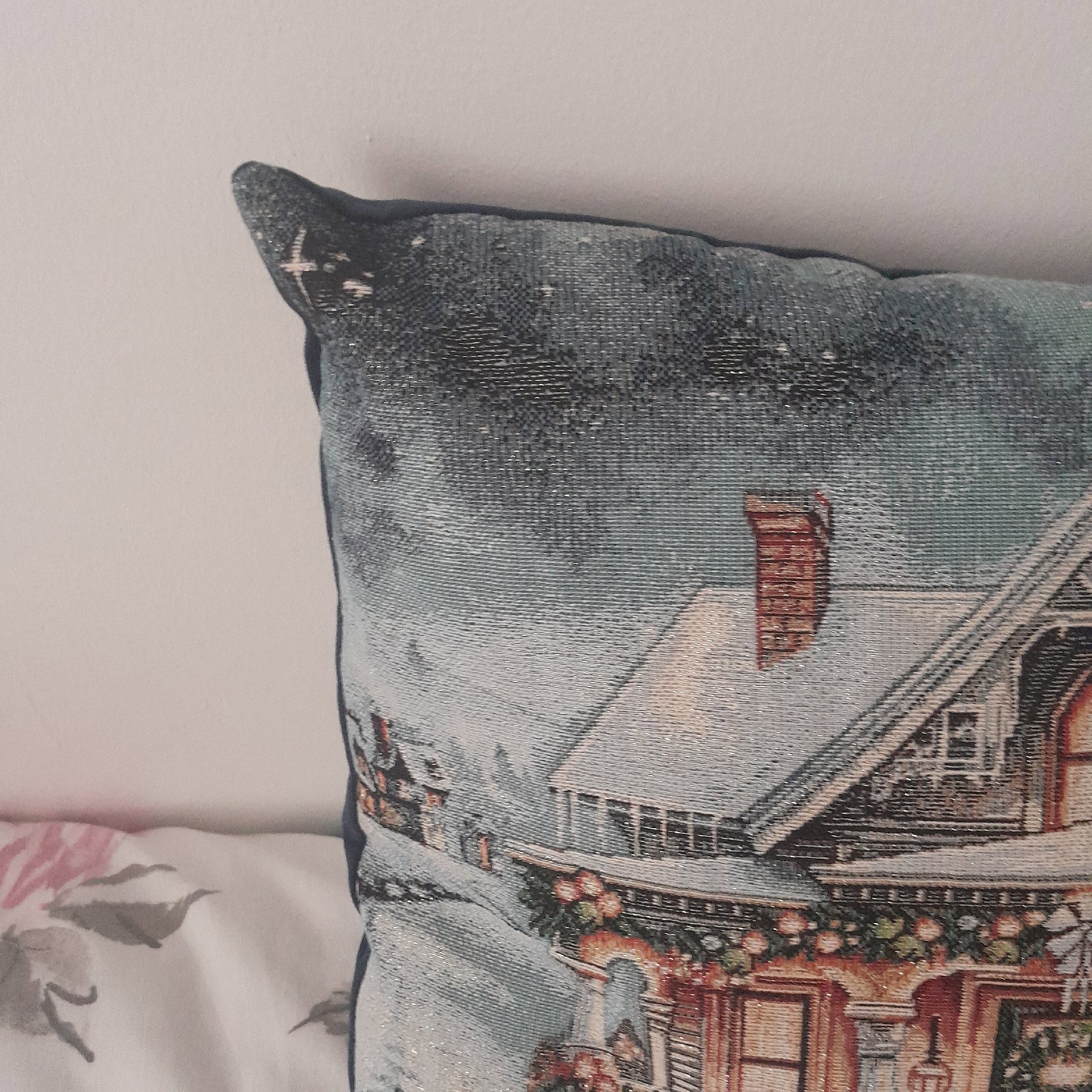 Christmas Decorative Cushion with Festive House Design, THE CUSHION FACTORY, One Size, Excellent condition — preloved on SilentSale®