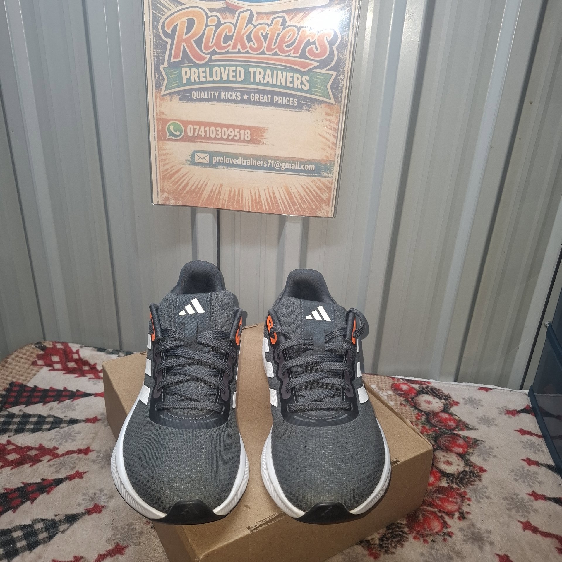 Adidas Grey Cloudfoam Trainers – UK 6, Adidas, 6, Excellent condition — preloved on SilentSale®