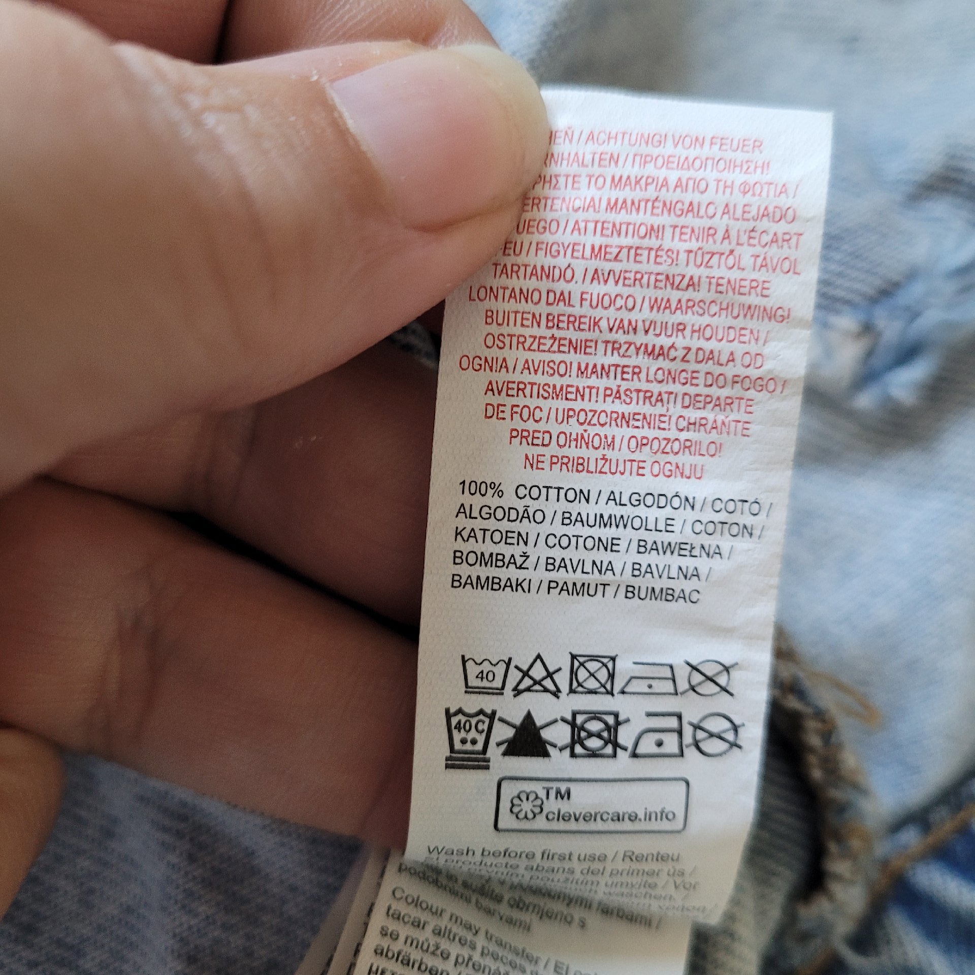 Primark Denim Co. Light Blue Cropped Denim Jacket 10-11 Yrs, Primark Denim Co., 10-11 years, Excellent condition — preloved on SilentSale®
