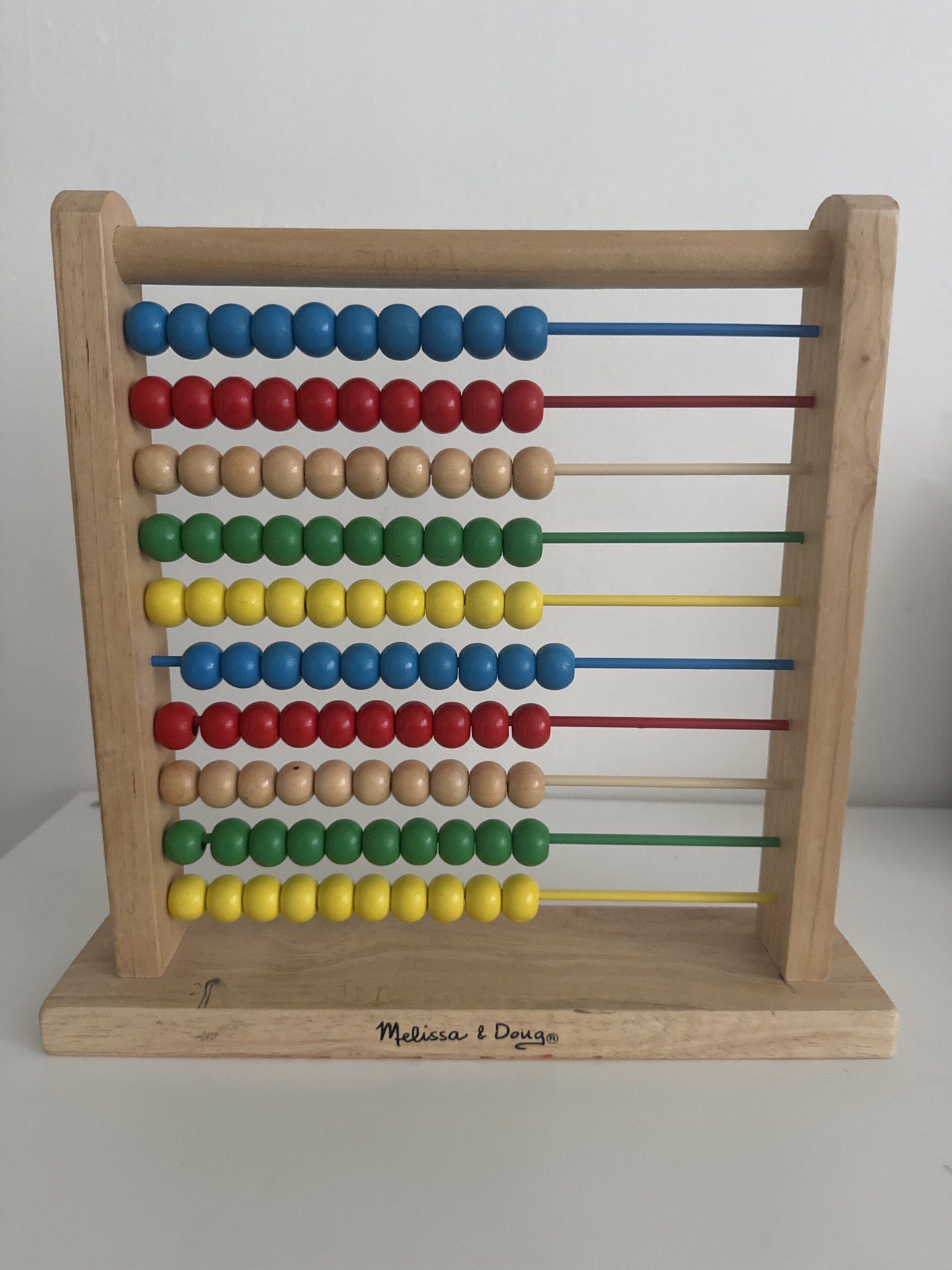 Melissa Doug Abacus Classic Wooden Toy (Developmental Toy  Brightly-Colored Wooden Beads  8 Extension Activities  Great Gift for Girls and Boys - Best for 3  4  and 5 Year Olds), Melissa & Doug, One Size, Good condition — preloved on SilentSale®