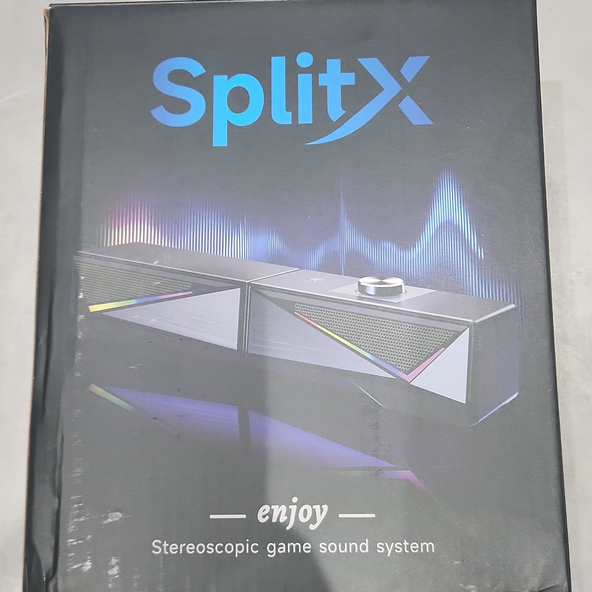 SplitX Stereoscopic Game Sound System Black, SplitX, One Size, New condition — preloved on SilentSale®