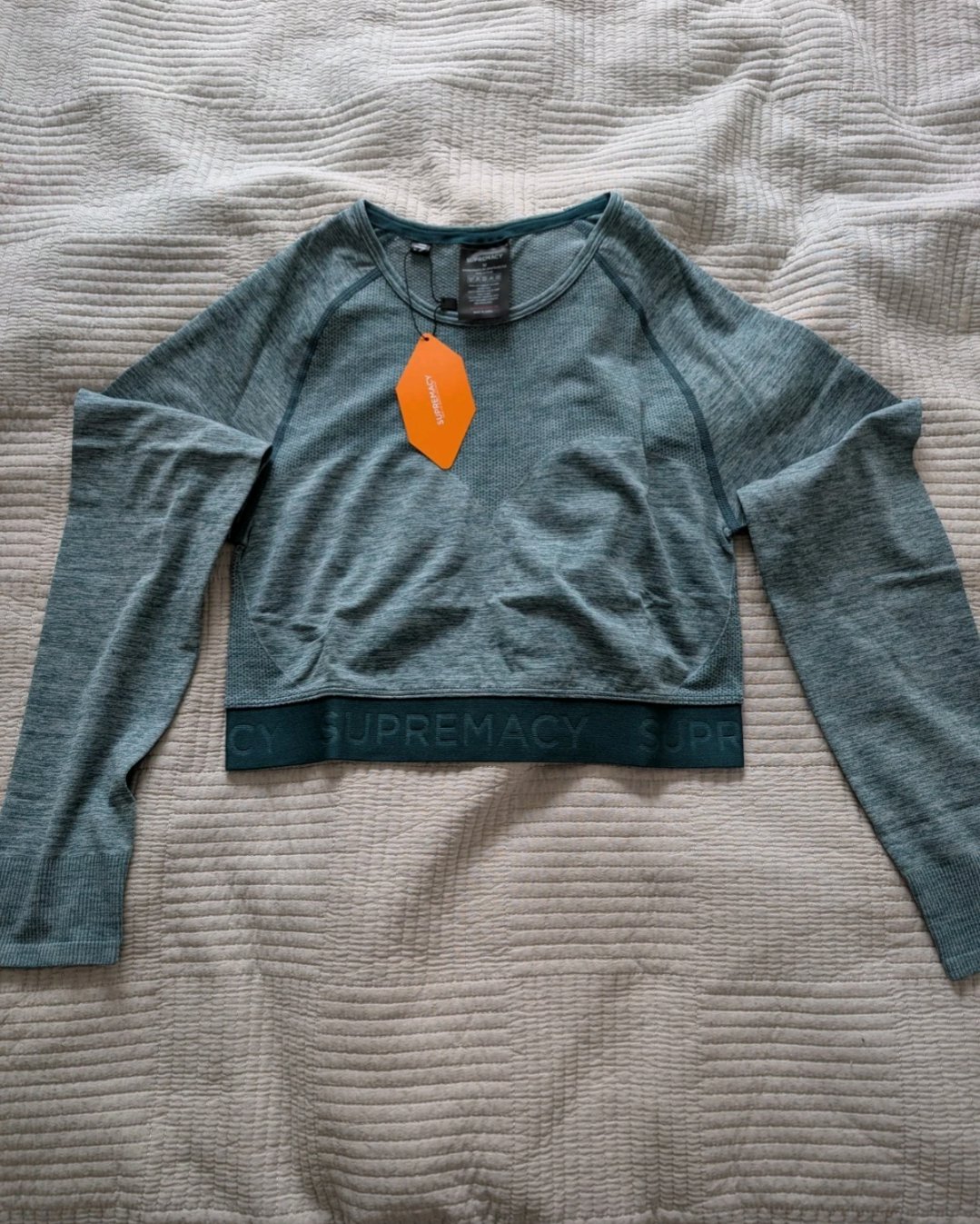 Supremacy Blue Sports Crop Tops and Long Sleeve Top Bundle, Supremacy, XXL, New condition — preloved on SilentSale®